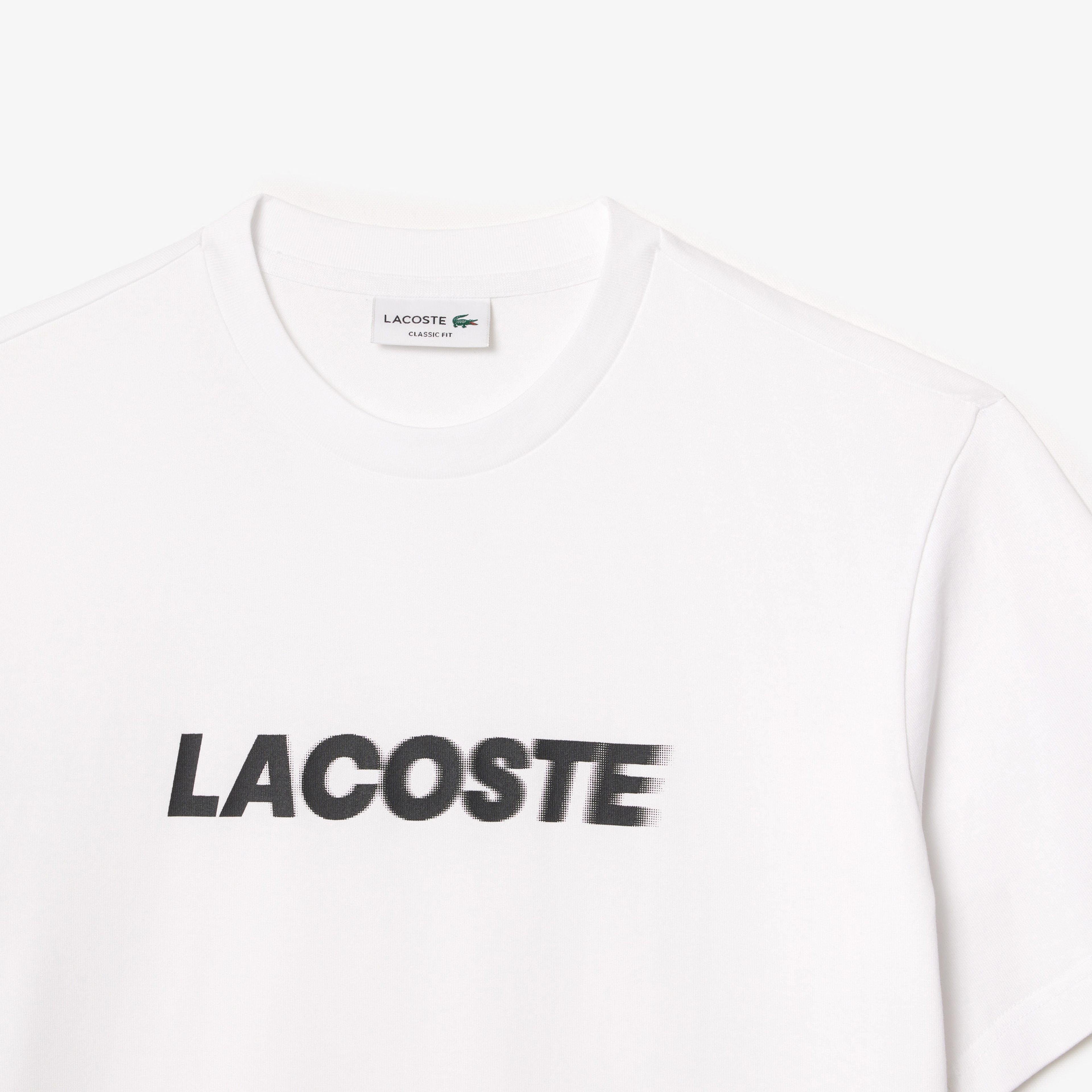 Lacoste Classic Heavy Fit Erkek Beyaz T-Shirt