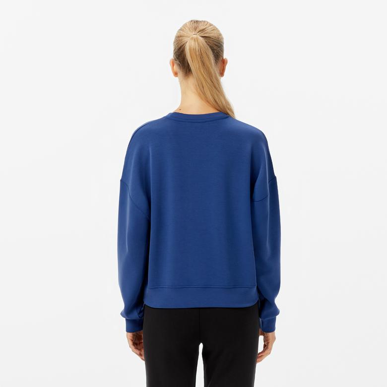 Nautica Kadın Mavi Regular Fit Sweatshirt