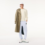 Erkek Regular Fit Bisiklet Yaka Beyaz Kazak