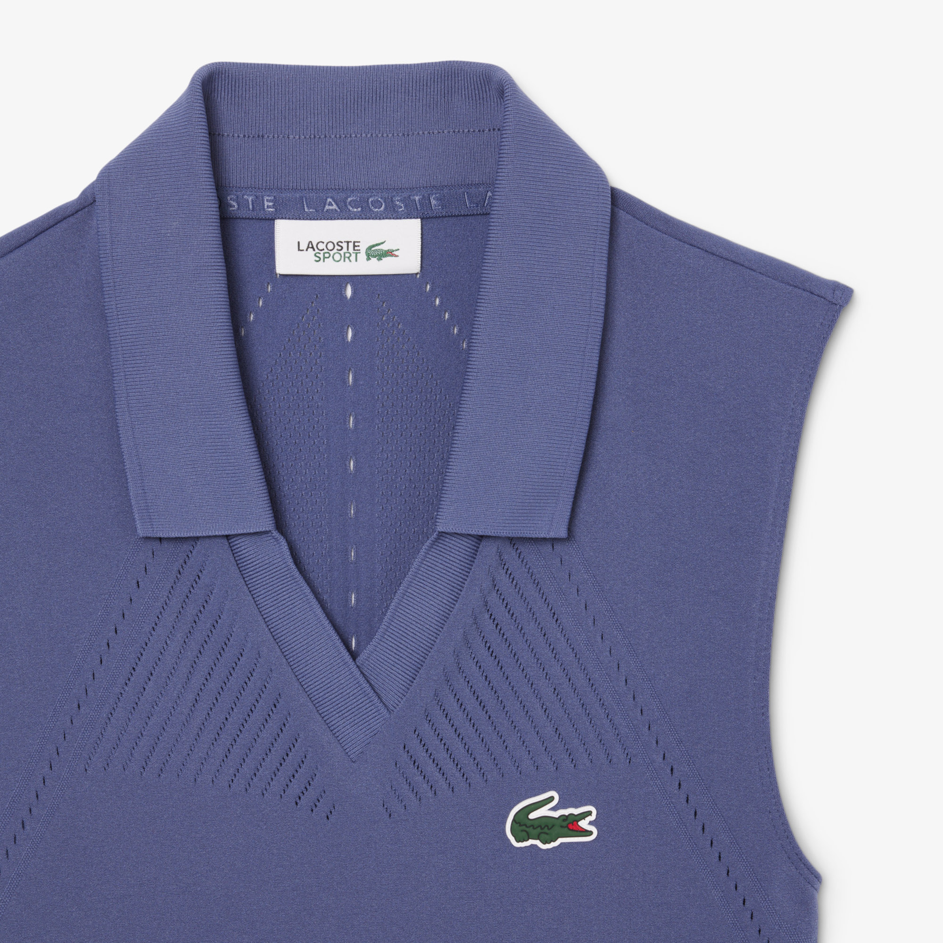 Kadın Kolsuz V Yaka Lacivert Elbise