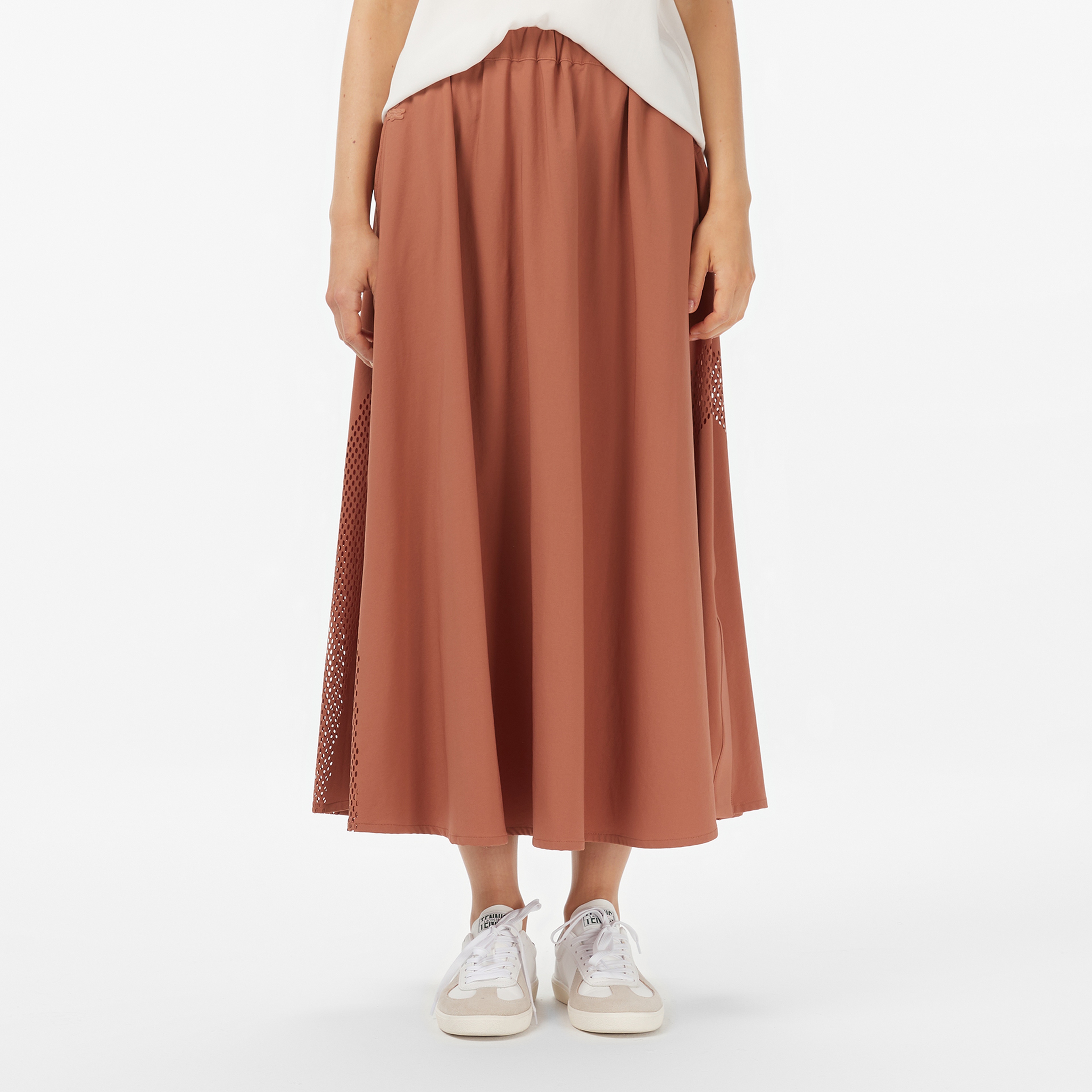 Kadın Flare Fit Kahverengi Etek