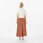 Kadın Flare Fit Kahverengi Etek