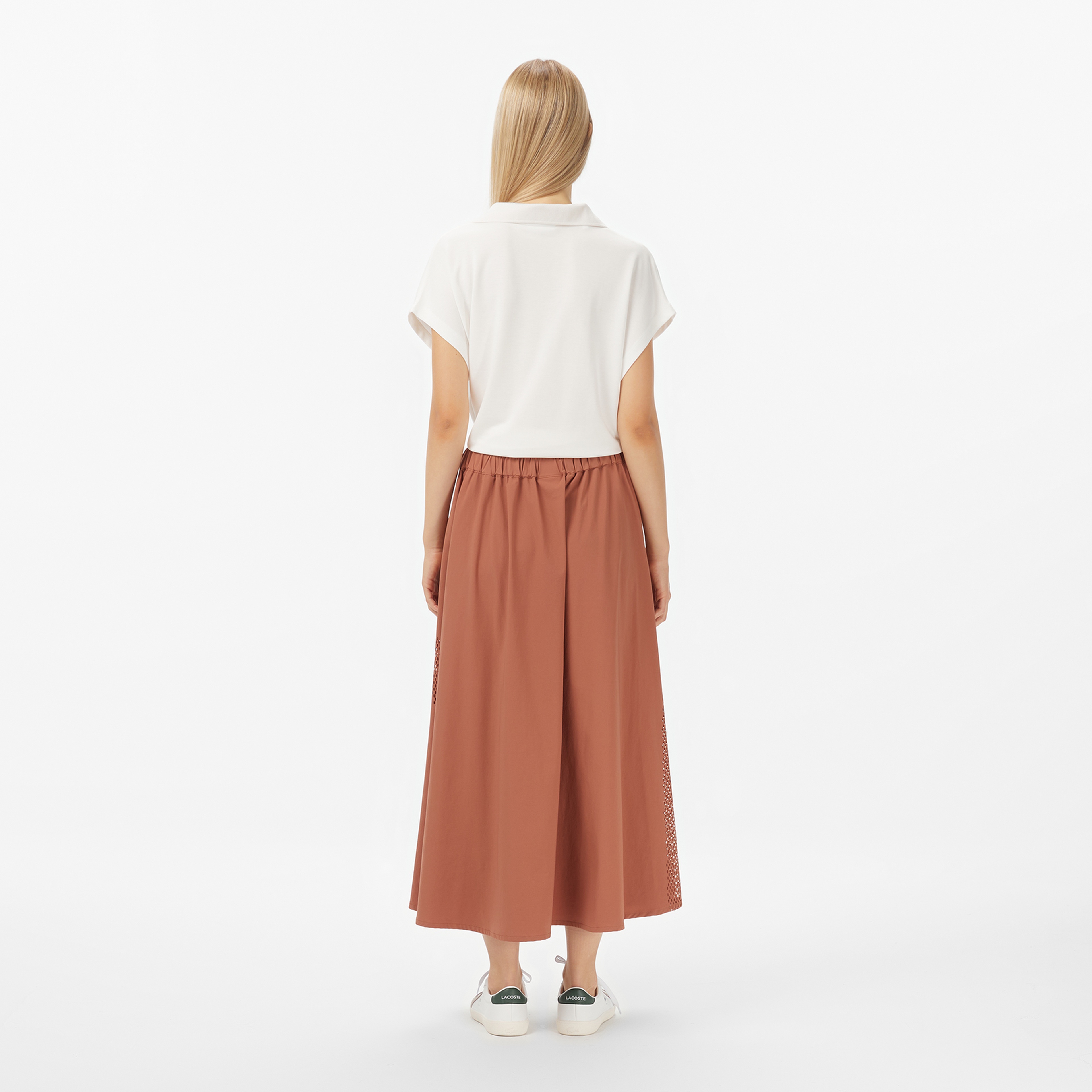 Kadın Flare Fit Kahverengi Etek