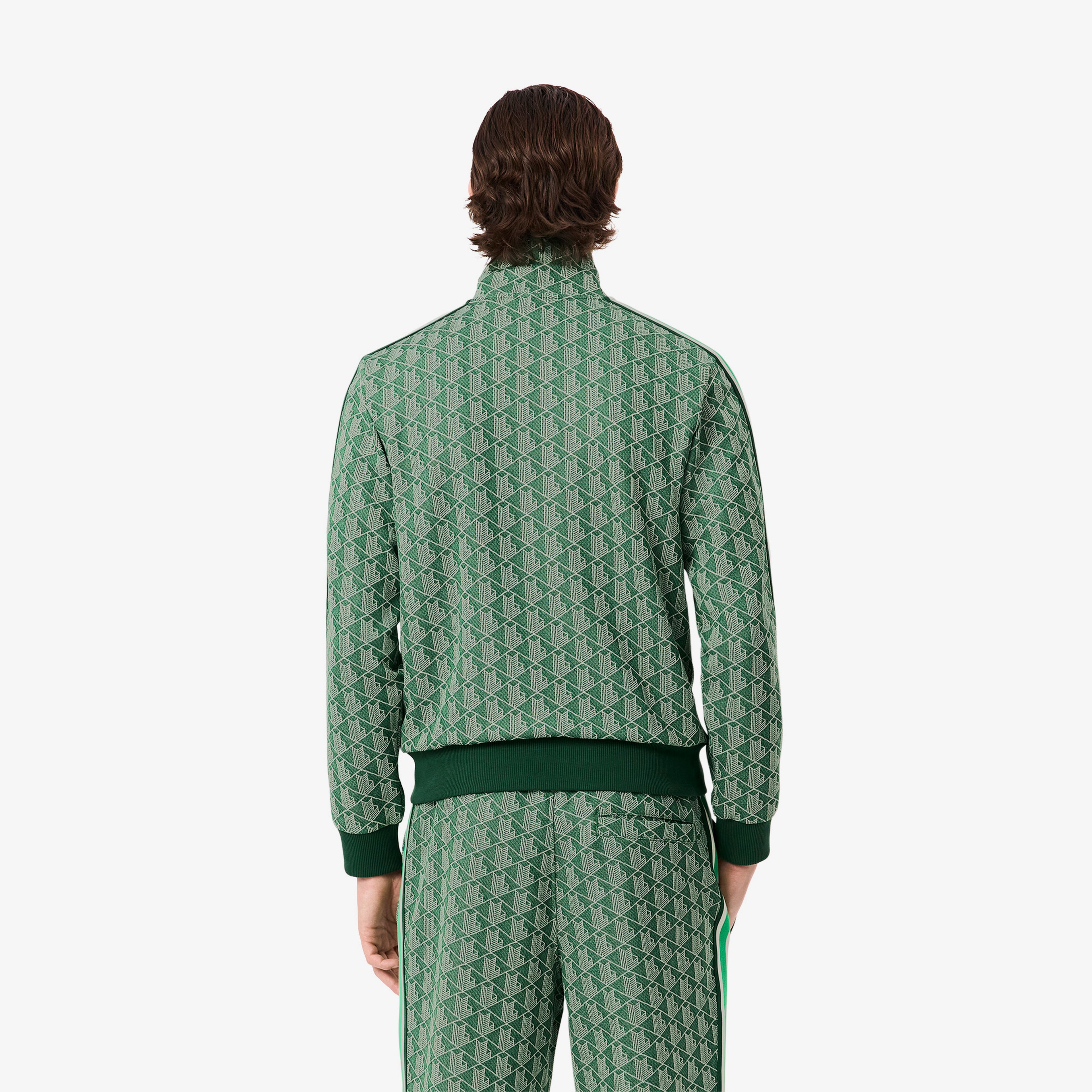 Lacoste Paris Full Zip Erkek Yeşil Eşofman Üstü