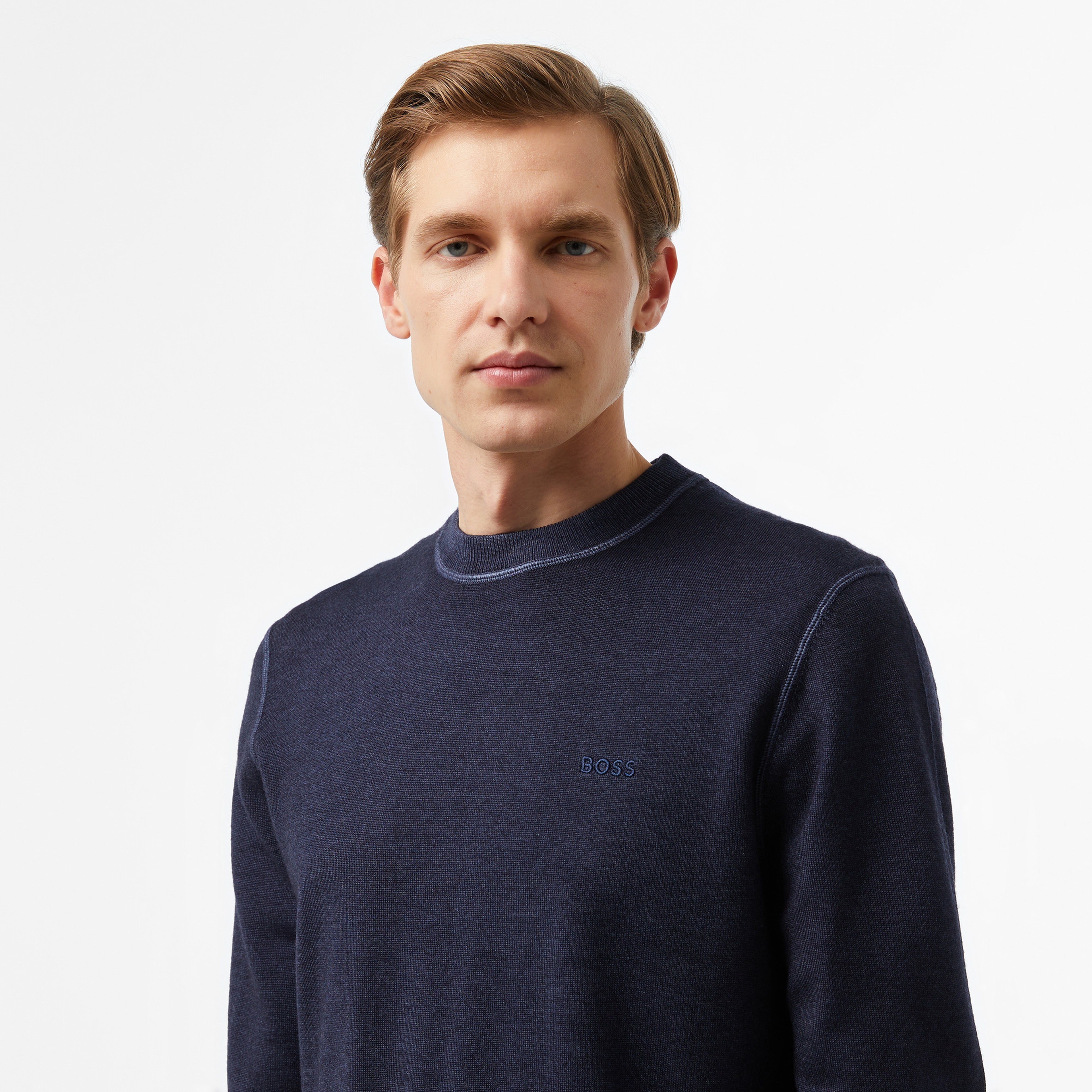 Boss Erkek Mavi Kazak