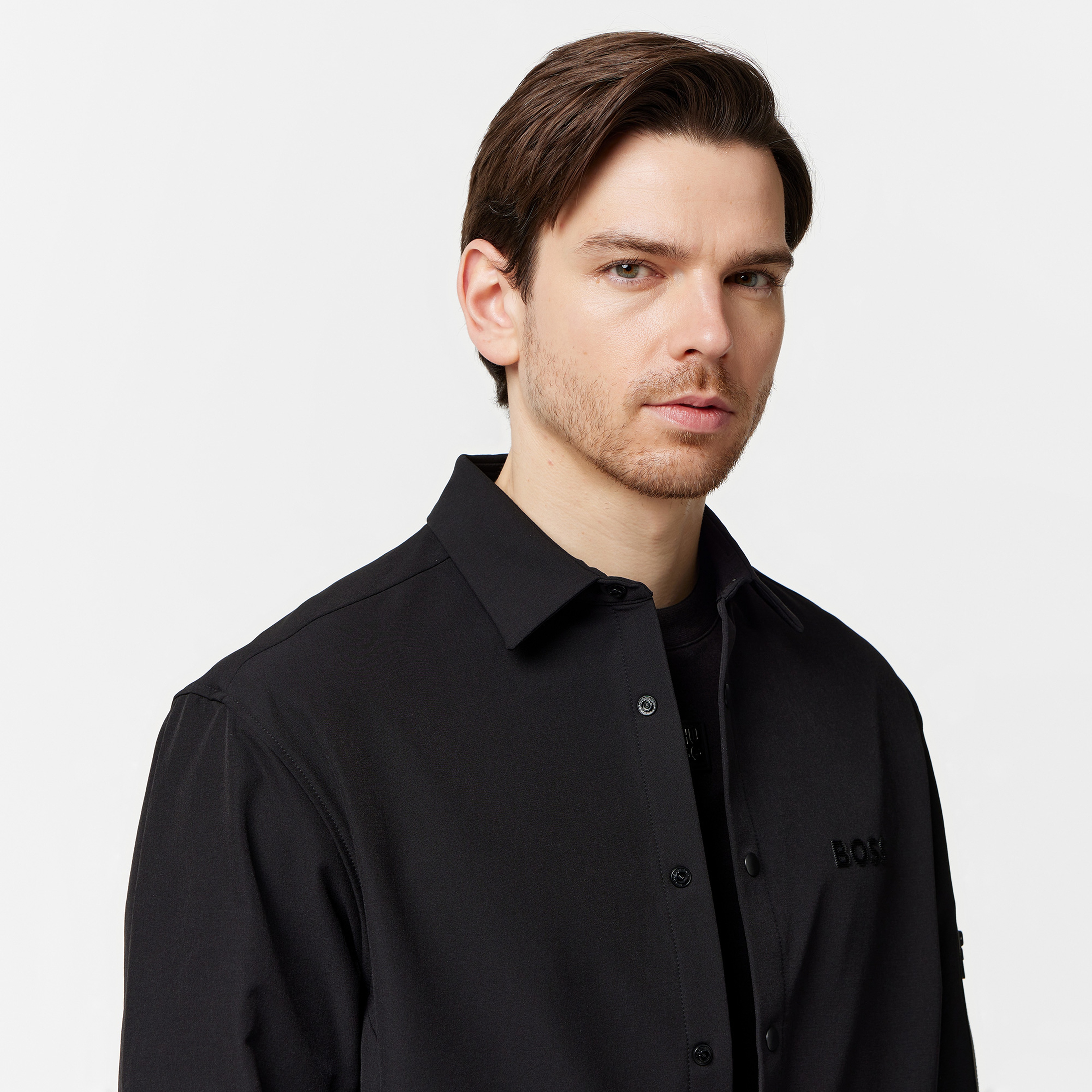 Boss Erkek Siyah Gömlek