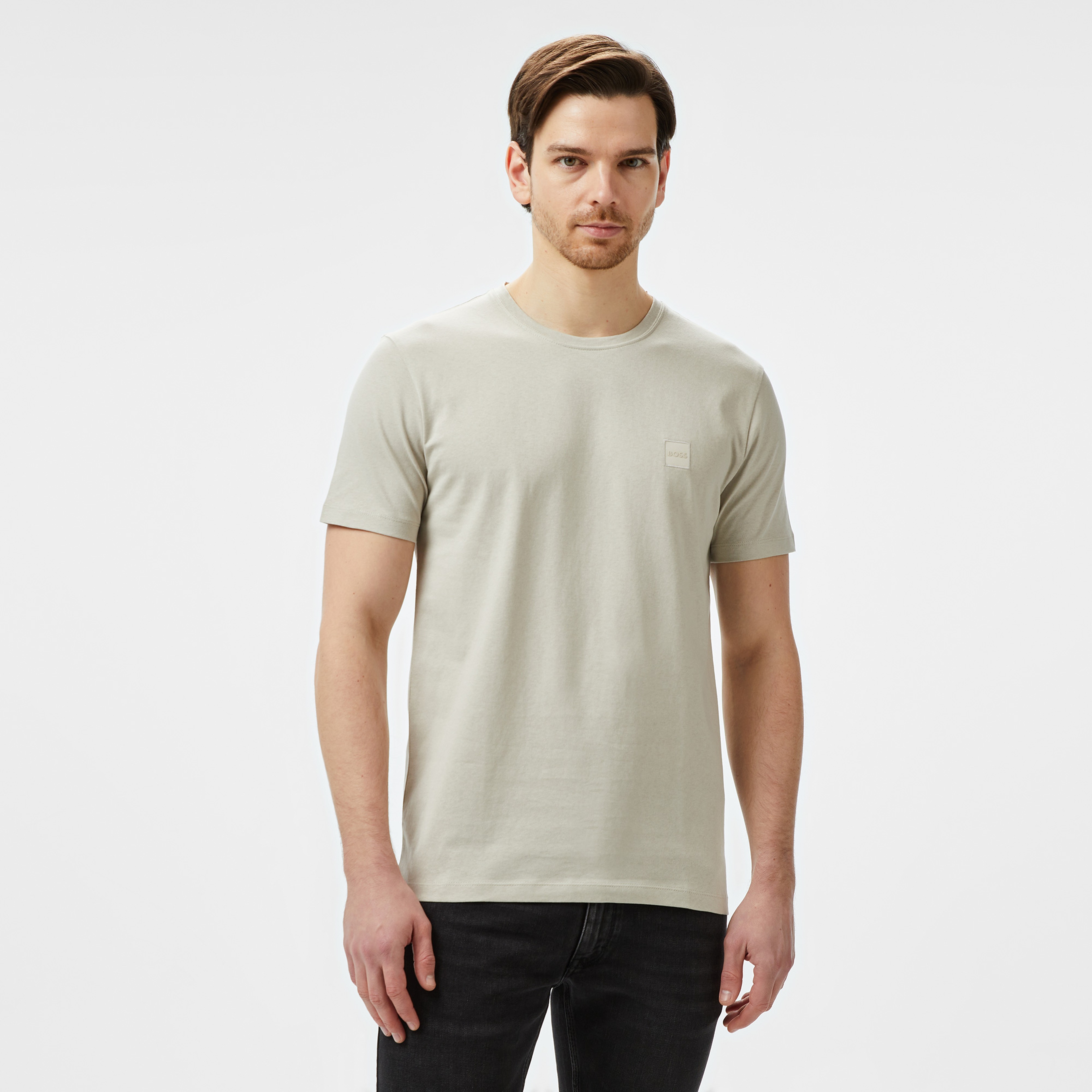 Boss Erkek Bej T-Shirt