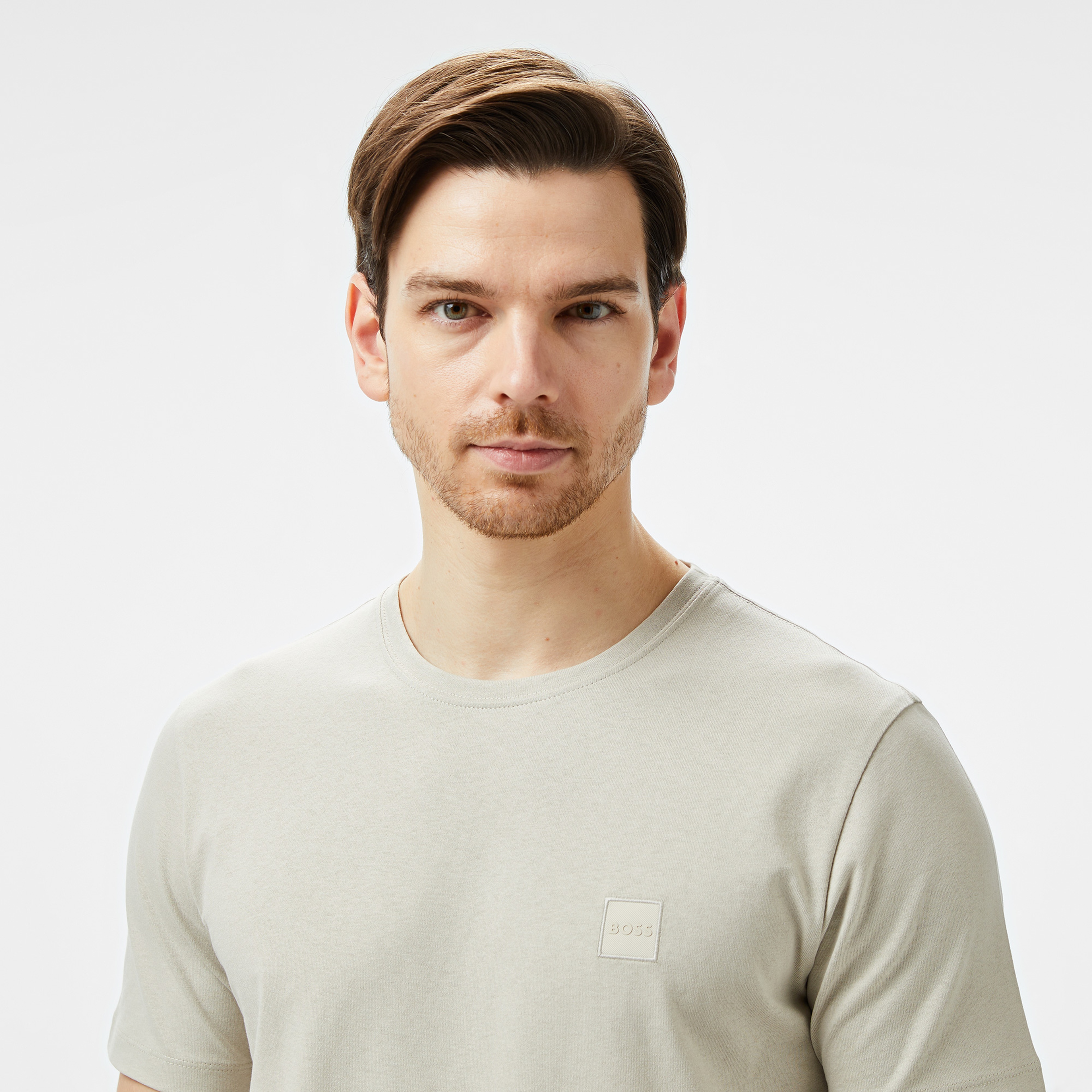 Boss Erkek Bej T-Shirt
