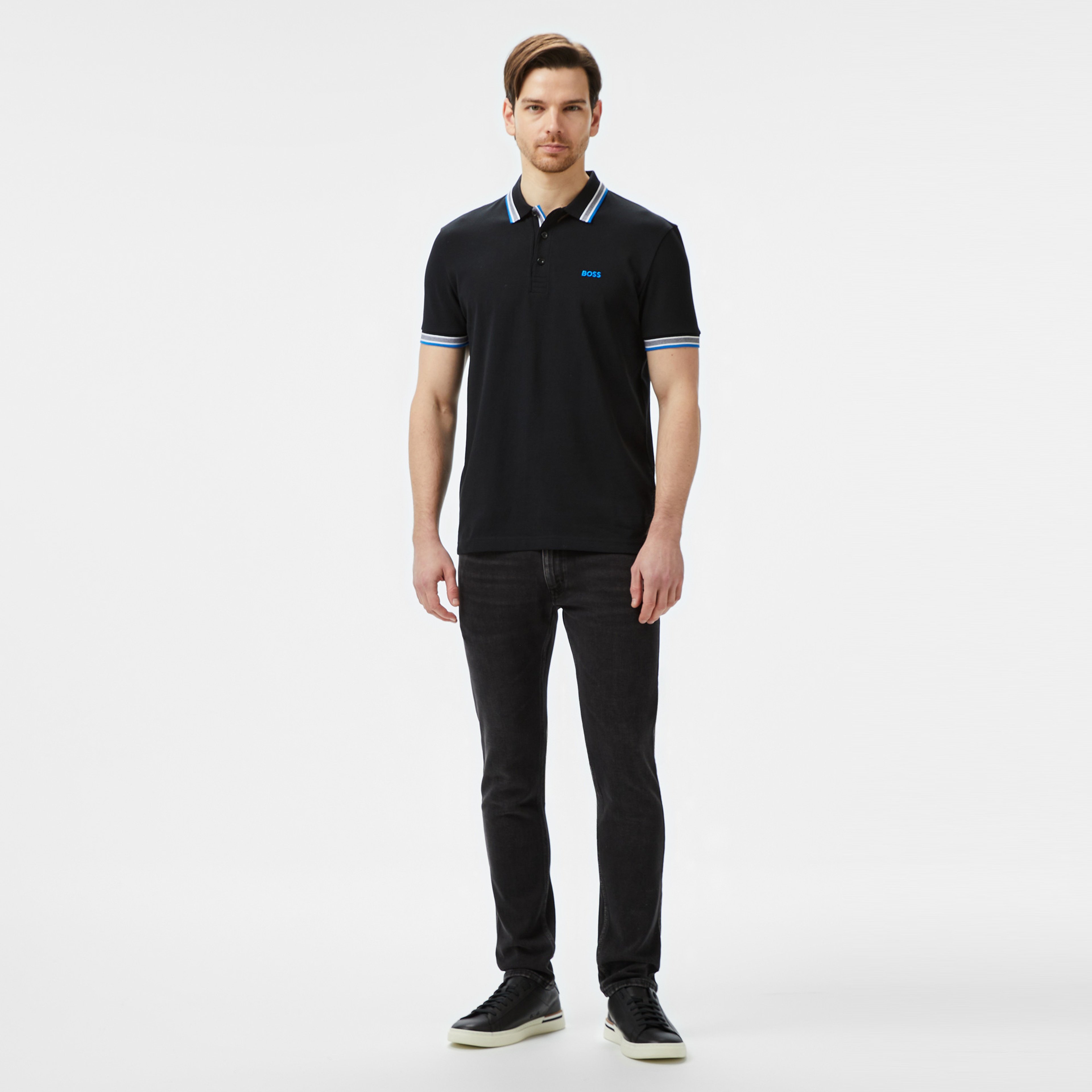 Boss Erkek Siyah Polo