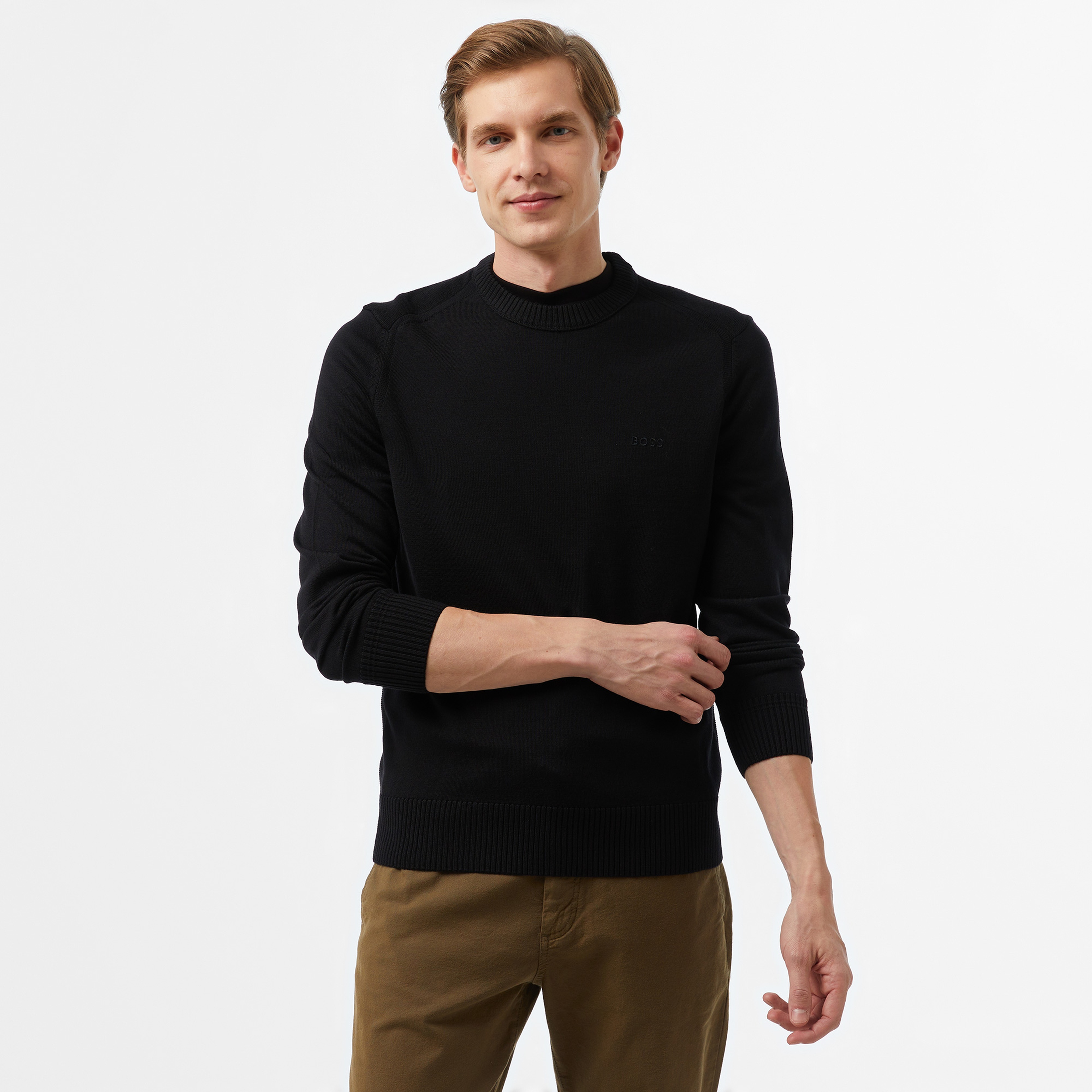 Boss Erkek Siyah Kazak