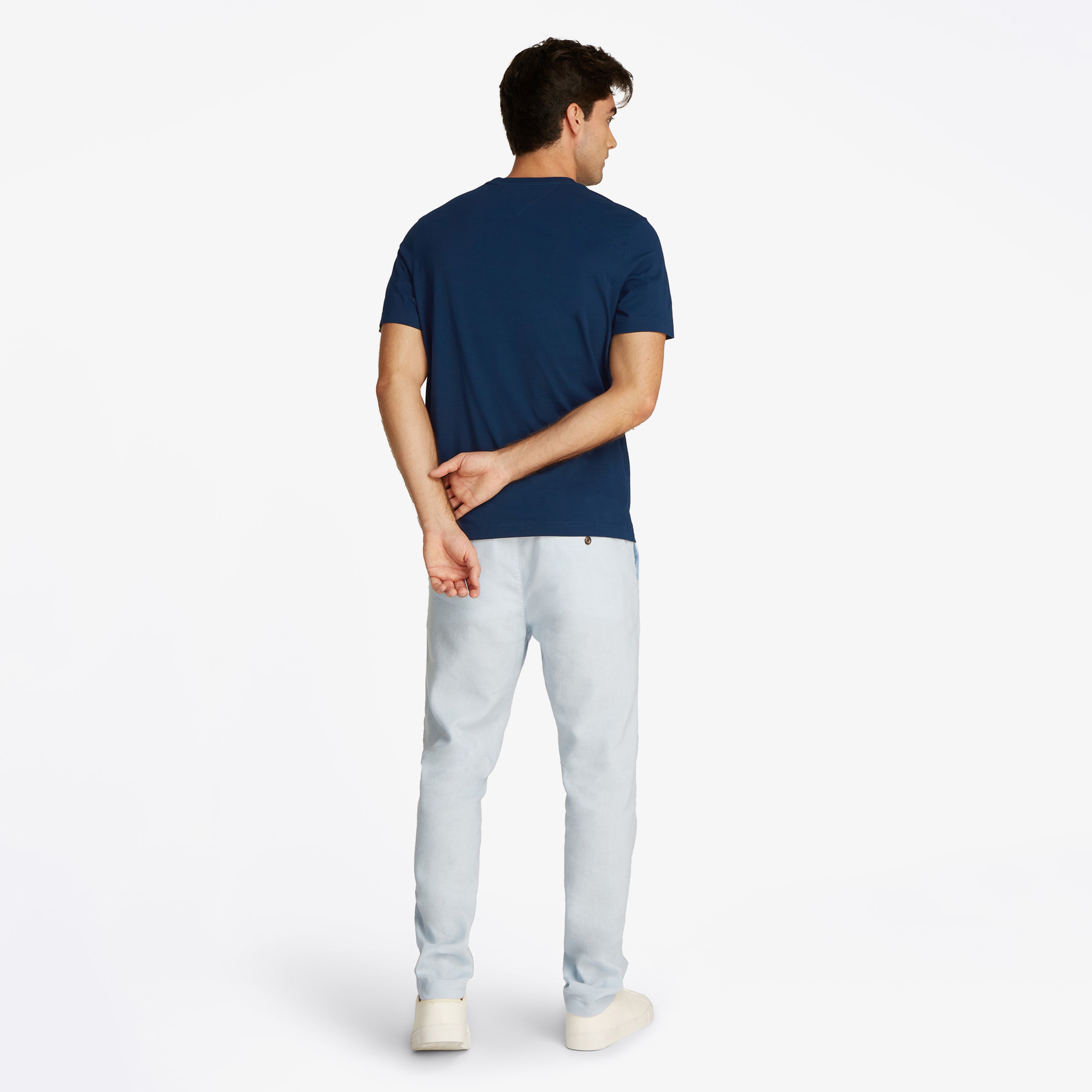 Tommy Hilfiger Erkek Mavi T-Shirt