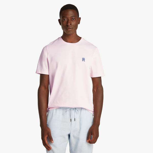 Tommy Hilfiger Erkek Pembe T-Shirt