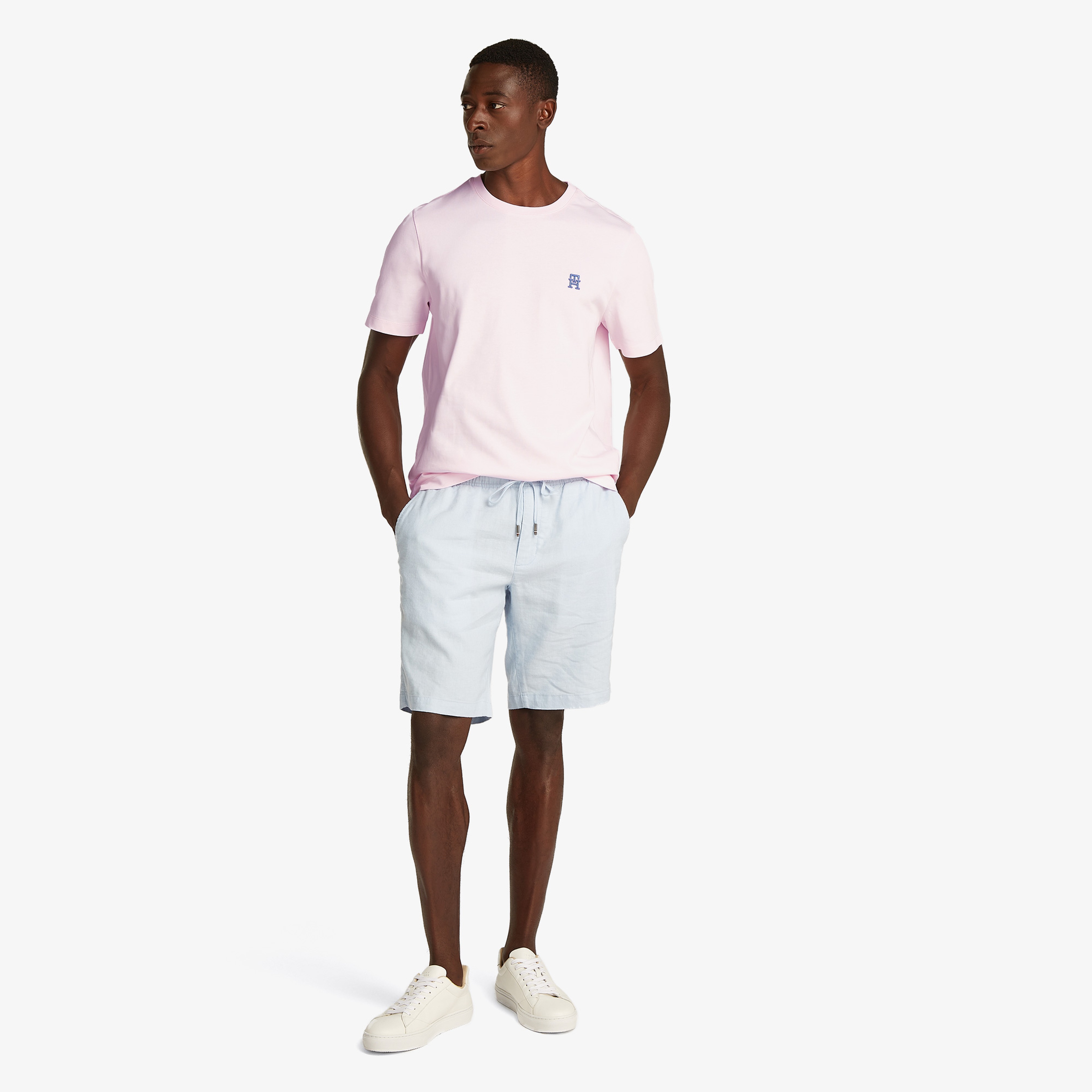 Tommy Hilfiger Erkek Pembe T-Shirt