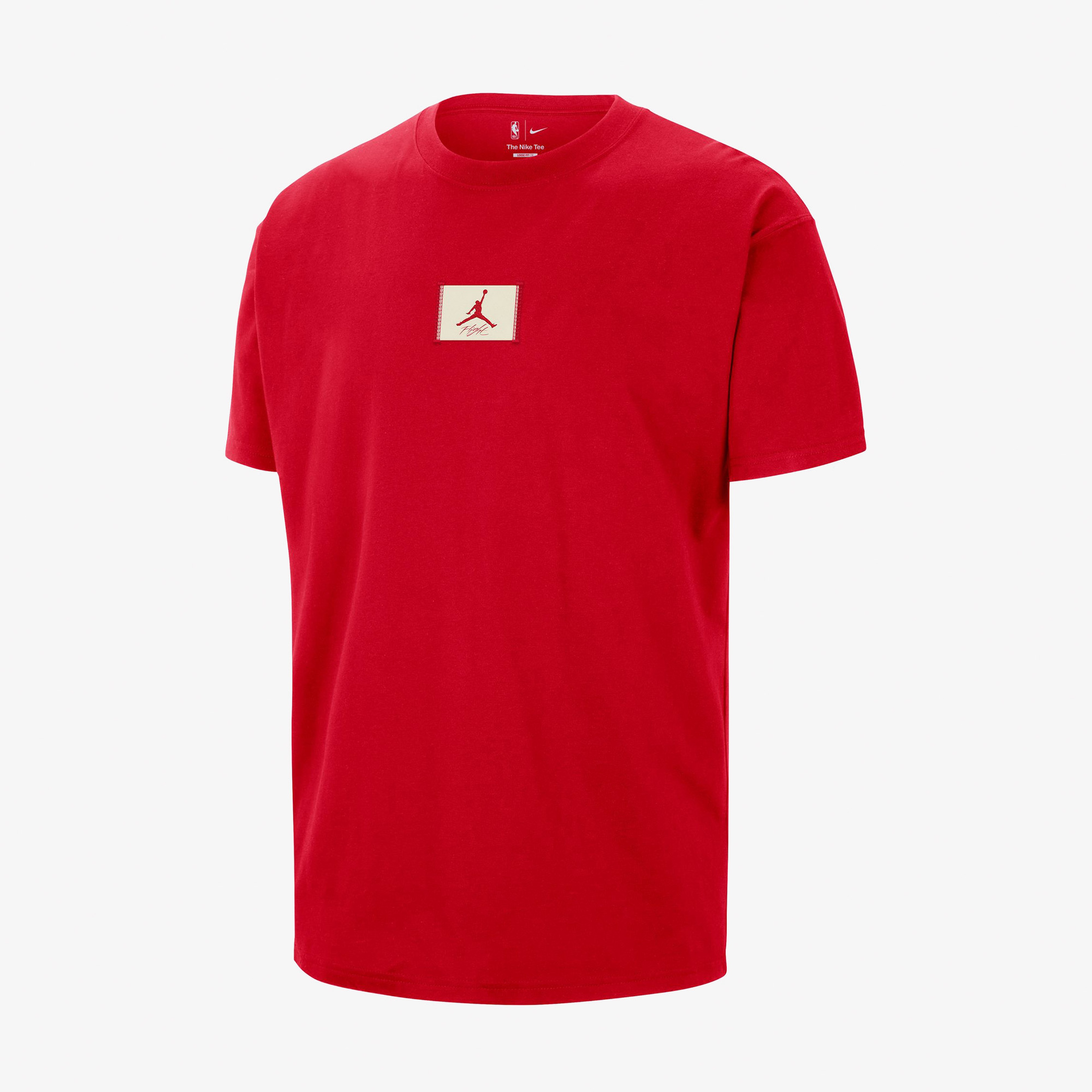 Jordan Chicago Bulls Erkek Kırmızı T-Shirt