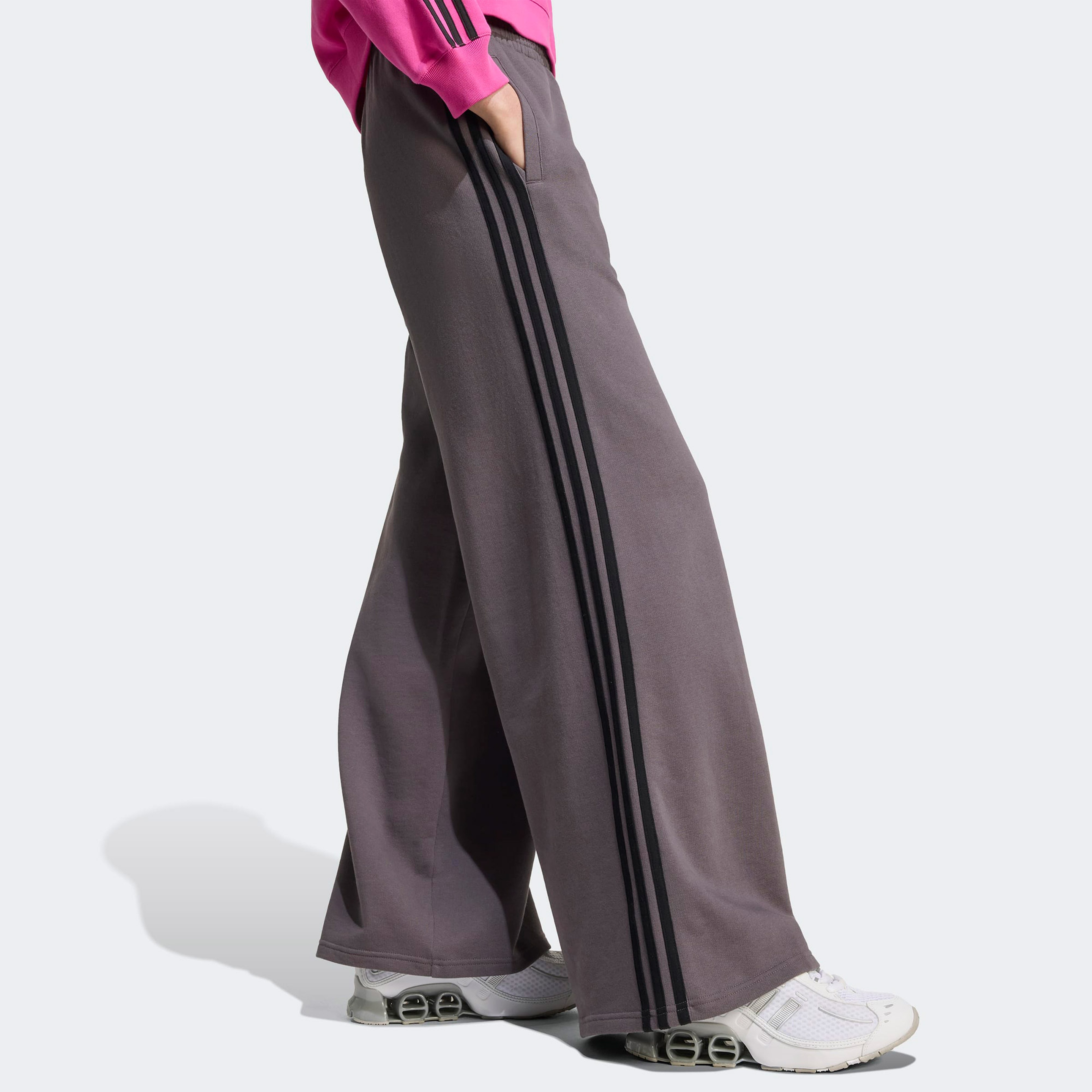 adidas Adibreak Adicolor Wide Kadın Gri Eşofman Altı