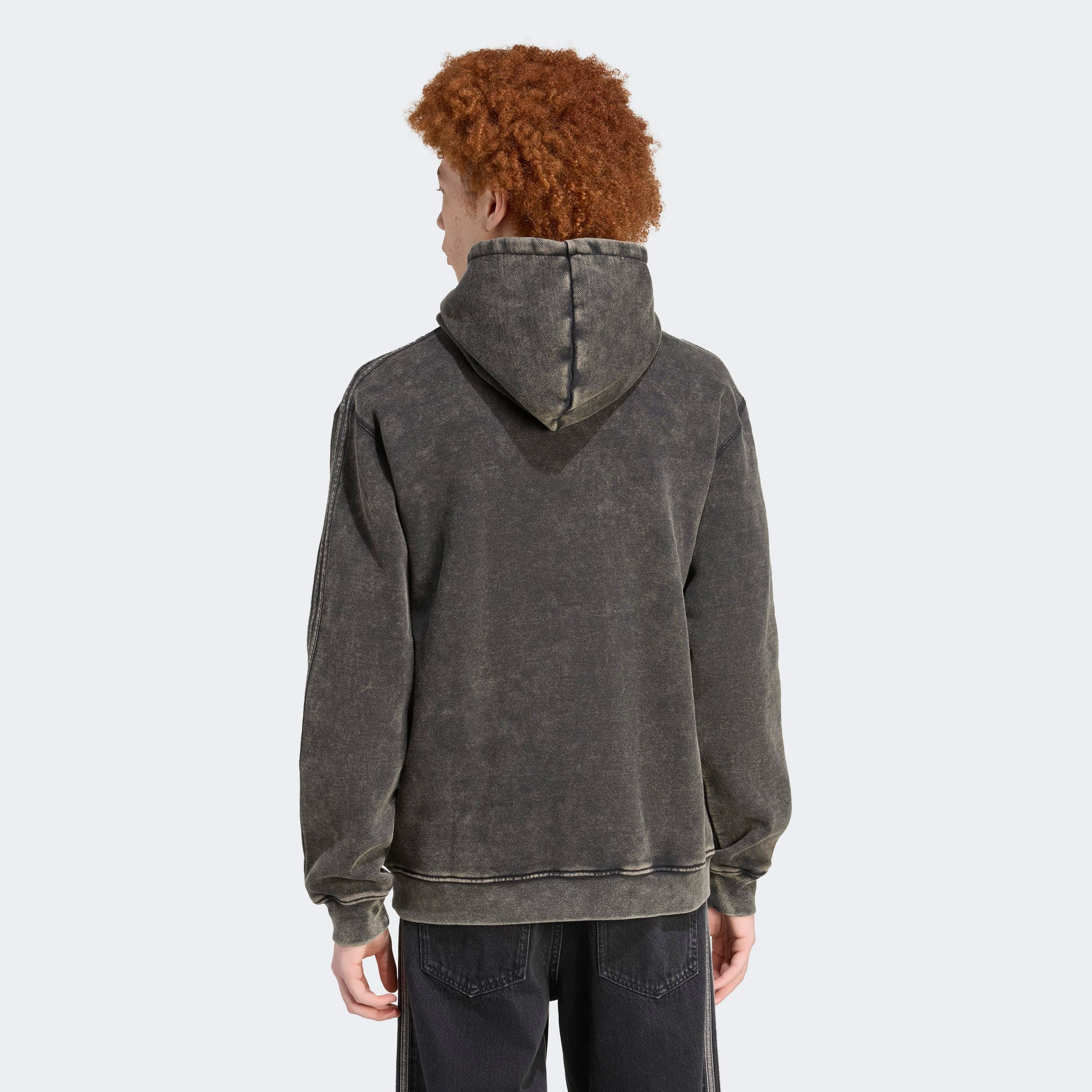 adidas sh Hoodıe Erkek Gri Sweatshirt