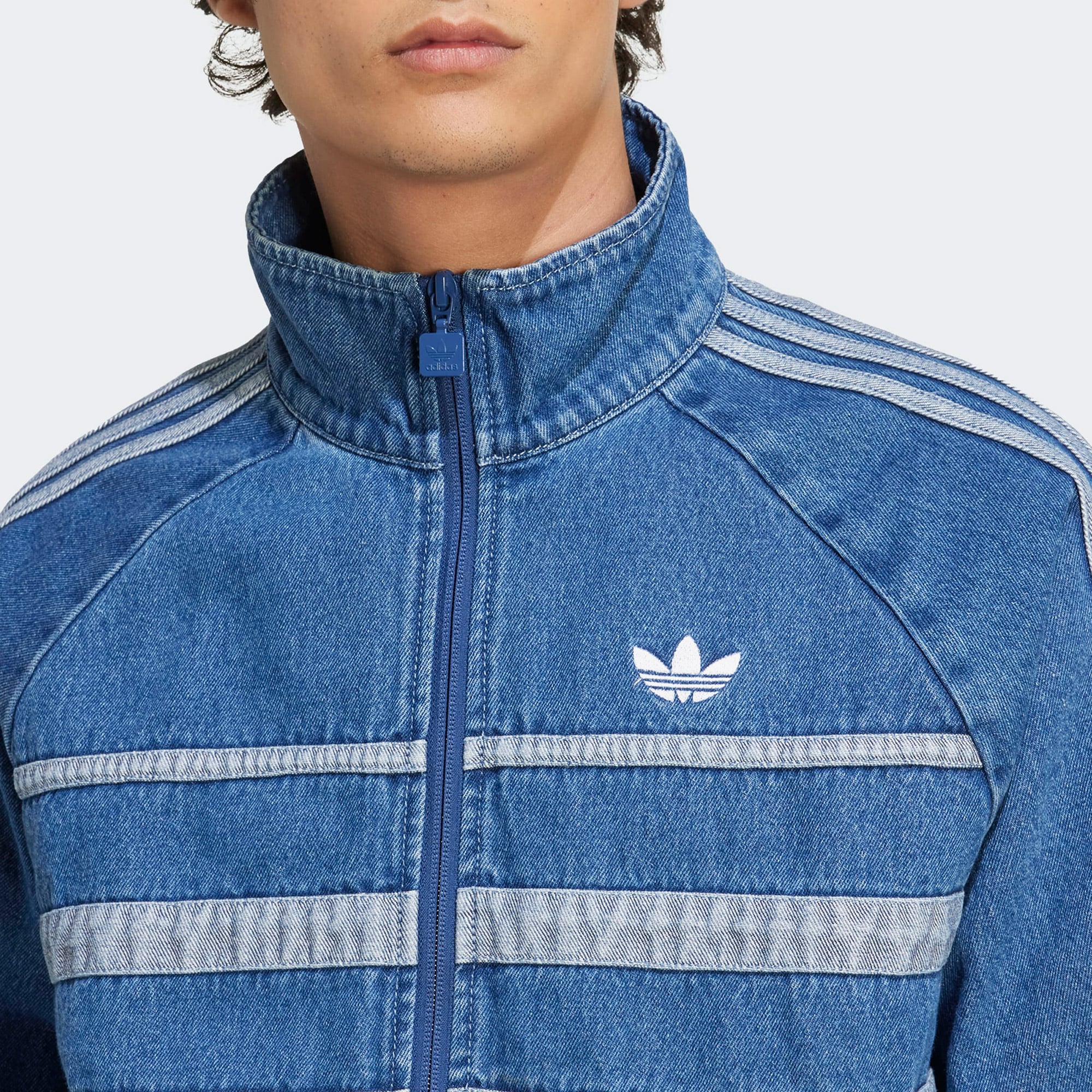 adidas First Tt Denim Erkek Mavi Ceket