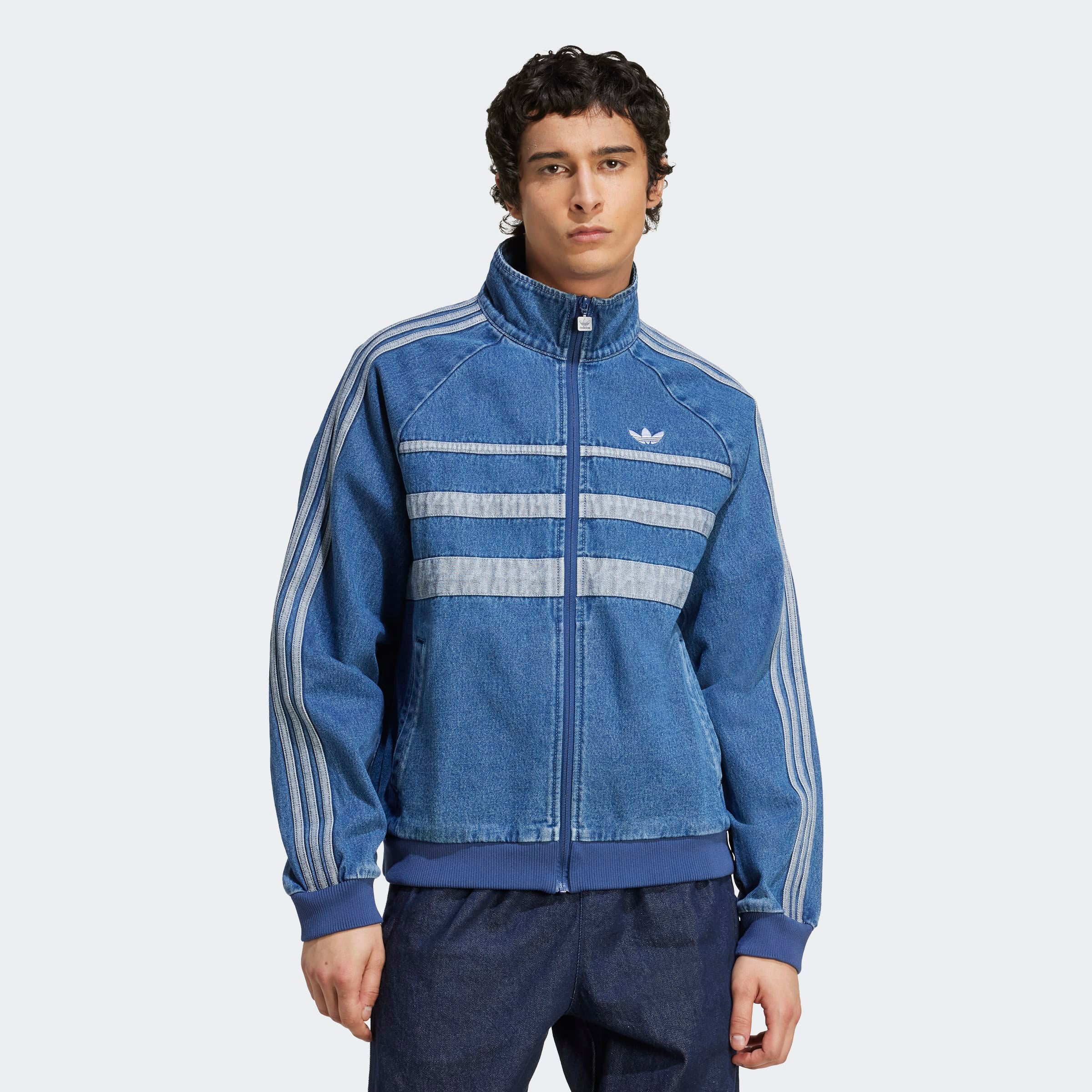 adidas First Tt Denim Erkek Mavi Ceket