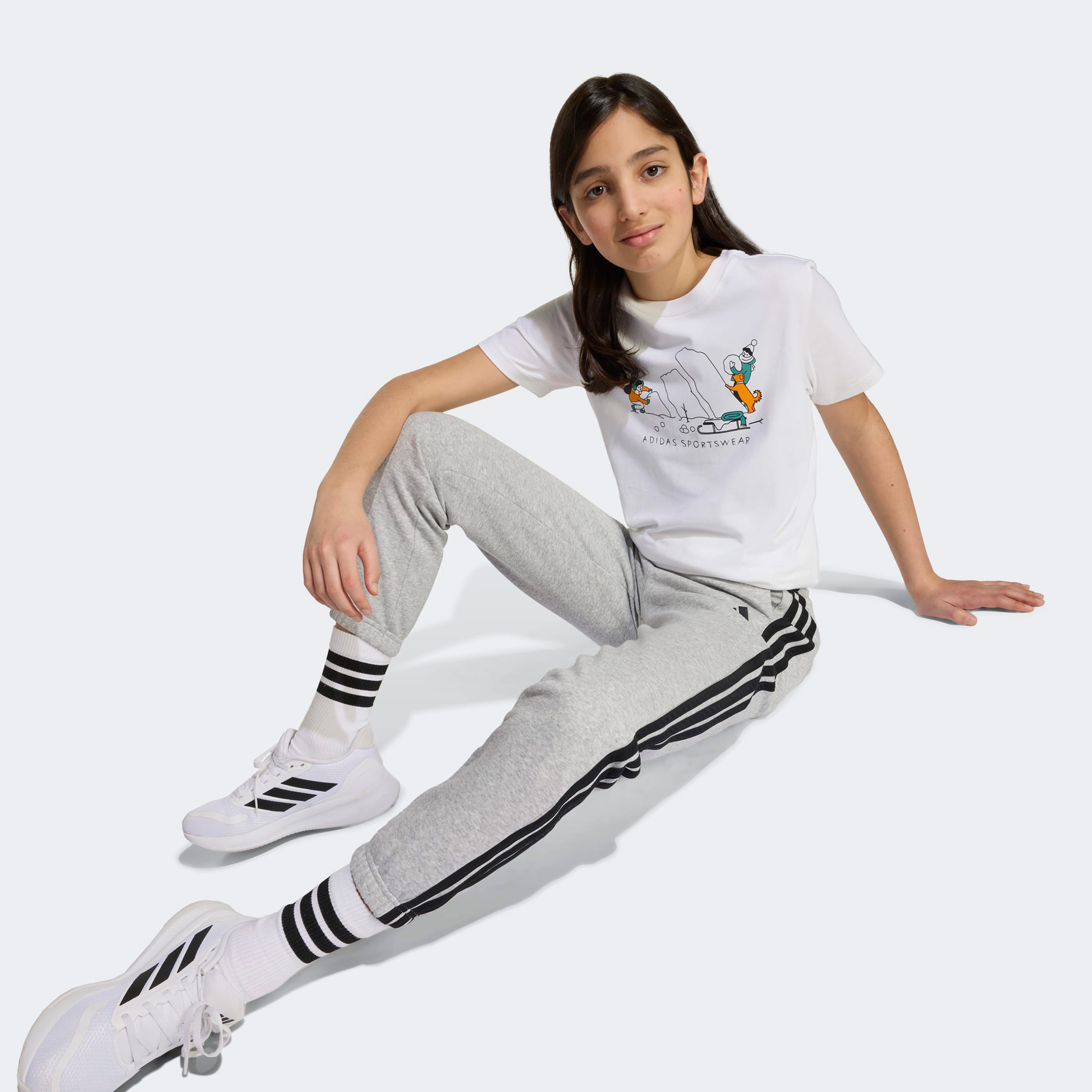 adidas   Sports T Unisex Beyaz T-Shirt