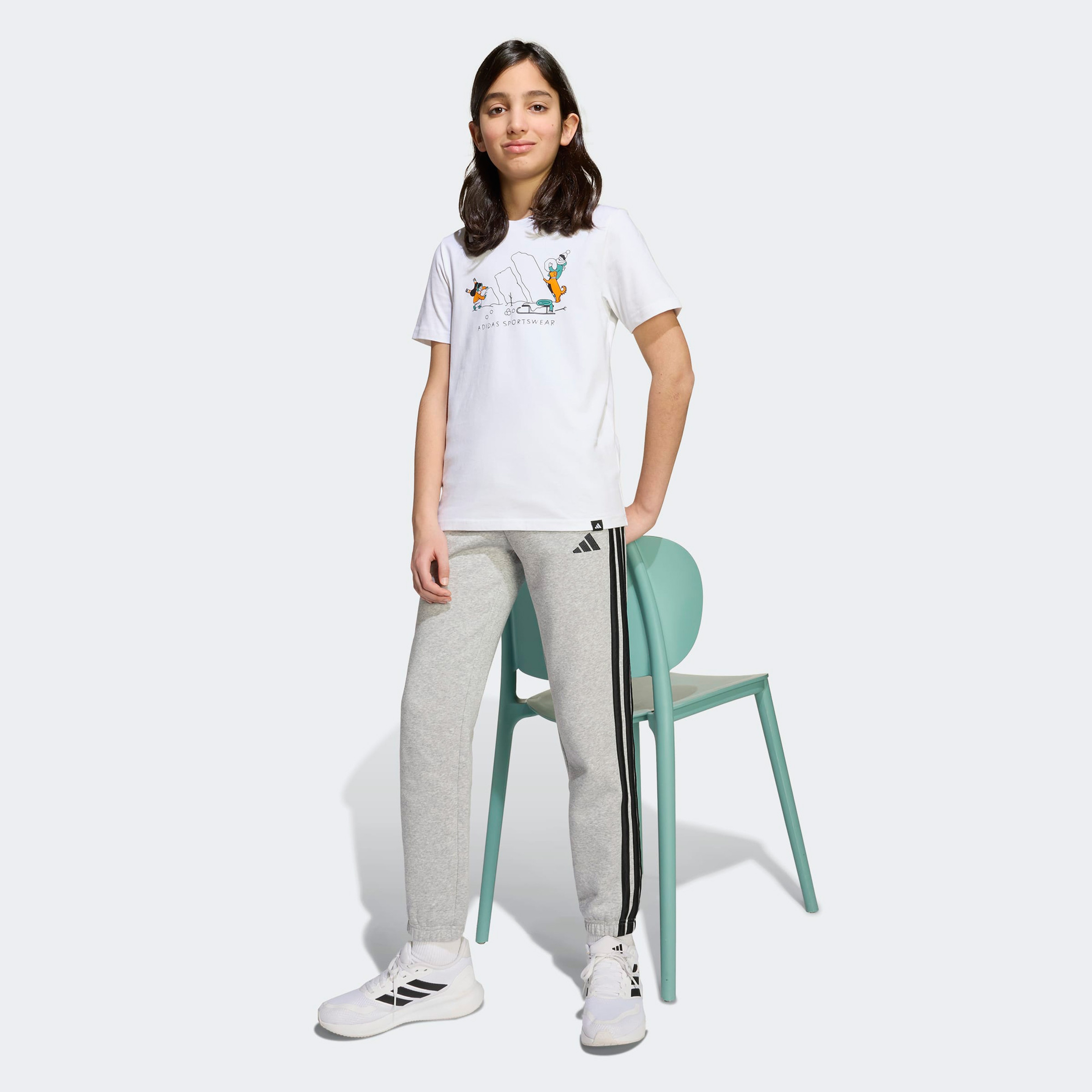 adidas   Sports T Unisex Beyaz T-Shirt