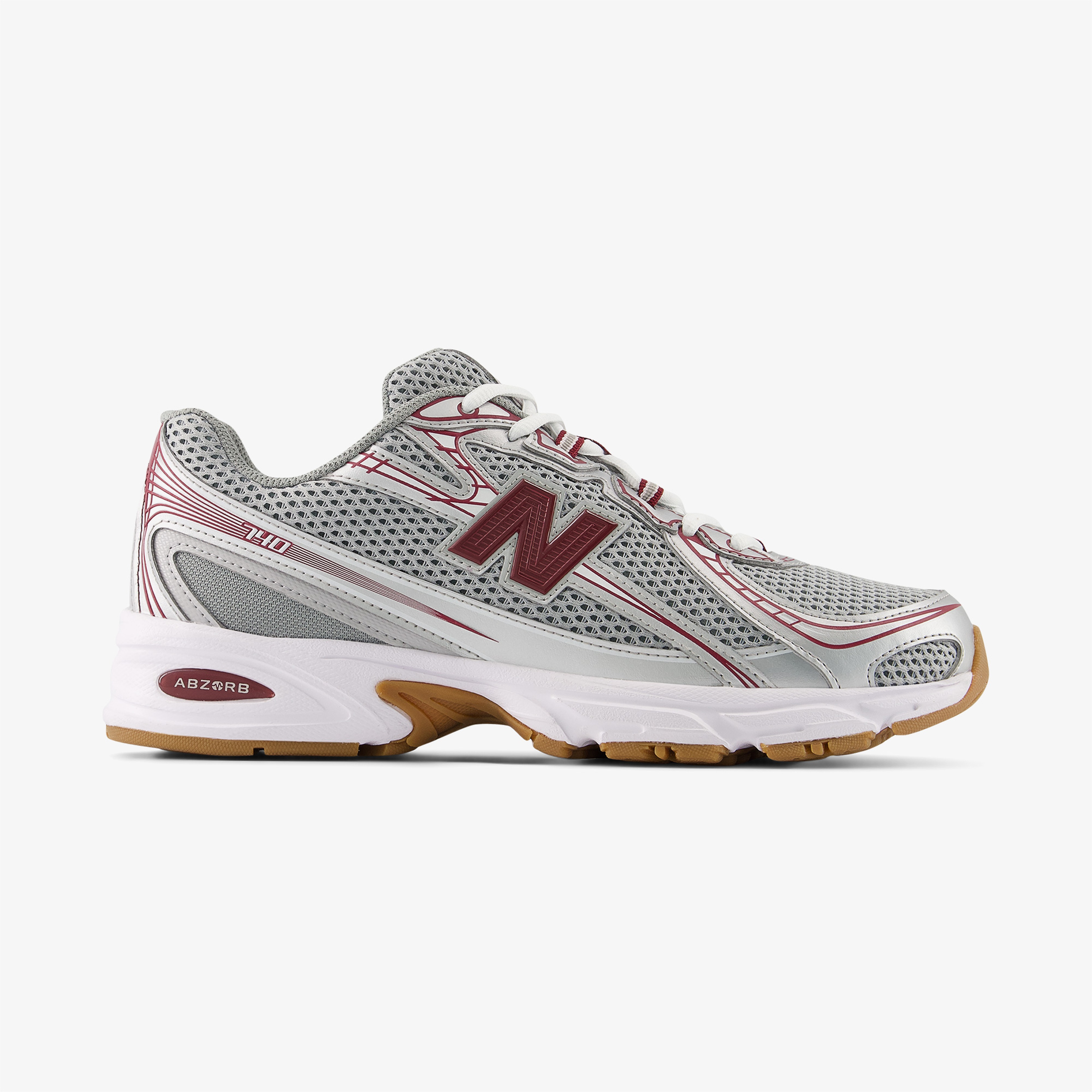 New Balance 740 Lifestyle Unisex Gri Spor Ayakkabı
