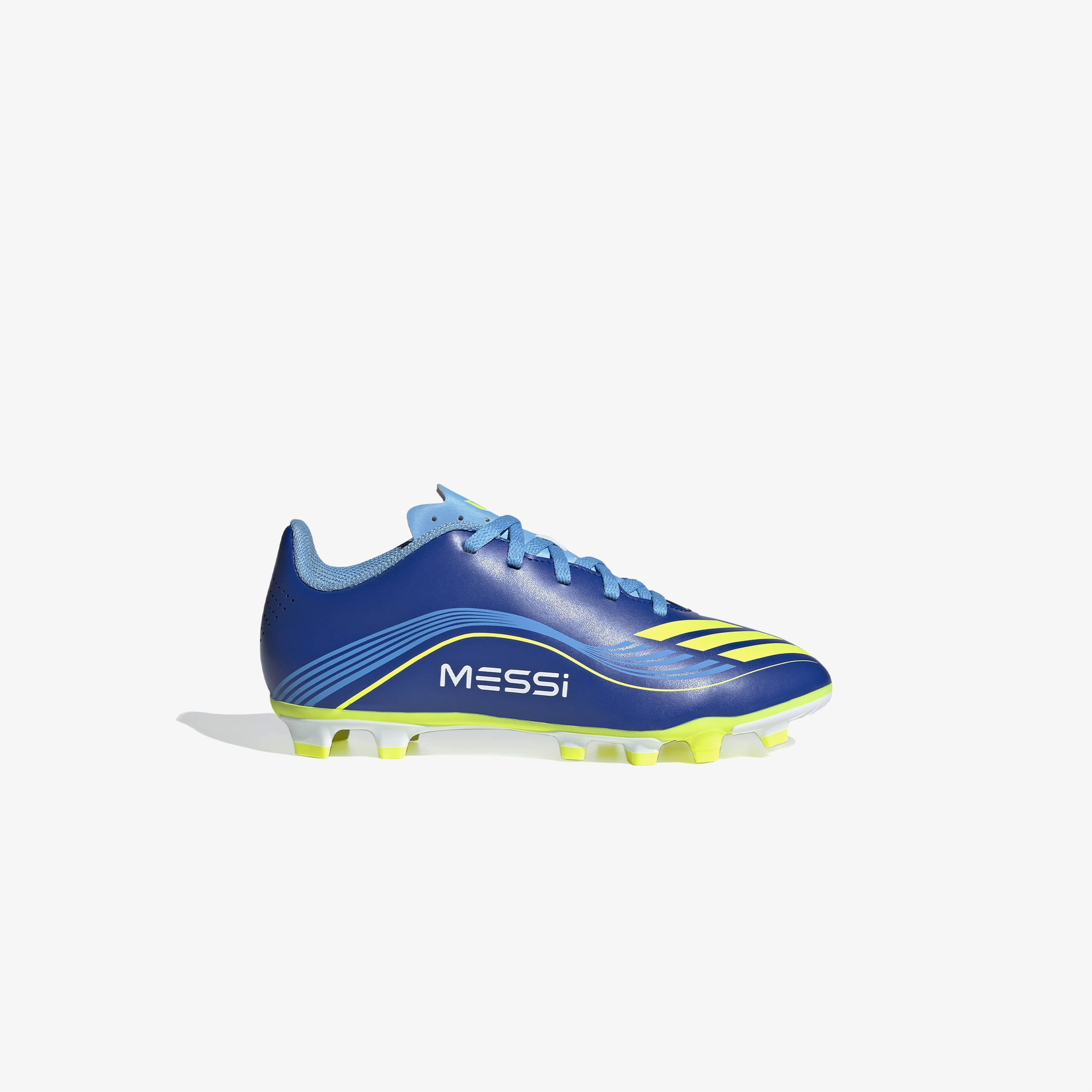 adidas F50 Messi Essential Club Çocuk Mavi Krampon