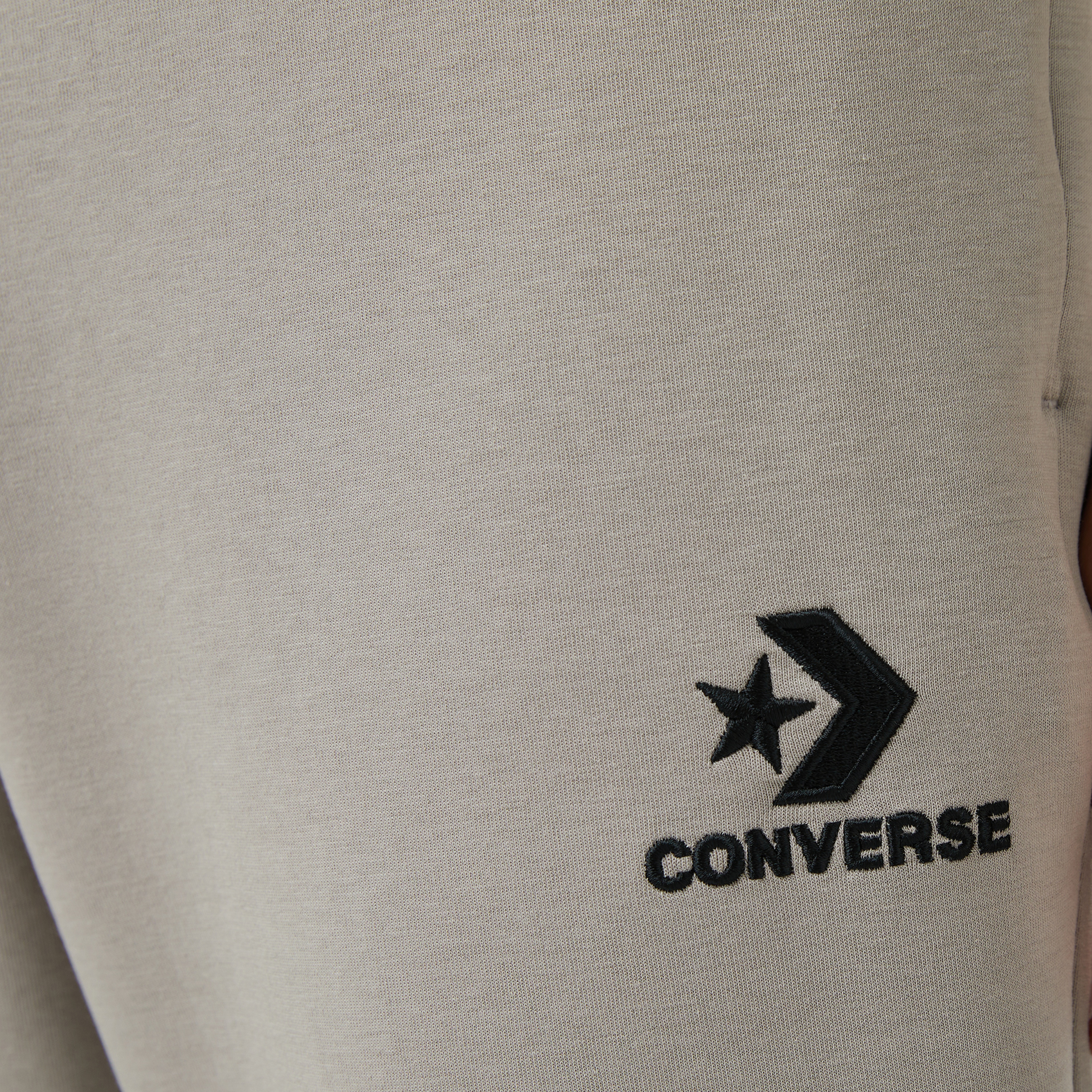 Converse Star Chevron Baskılı Erkek Oversize Fit Gri Eşofman Altı