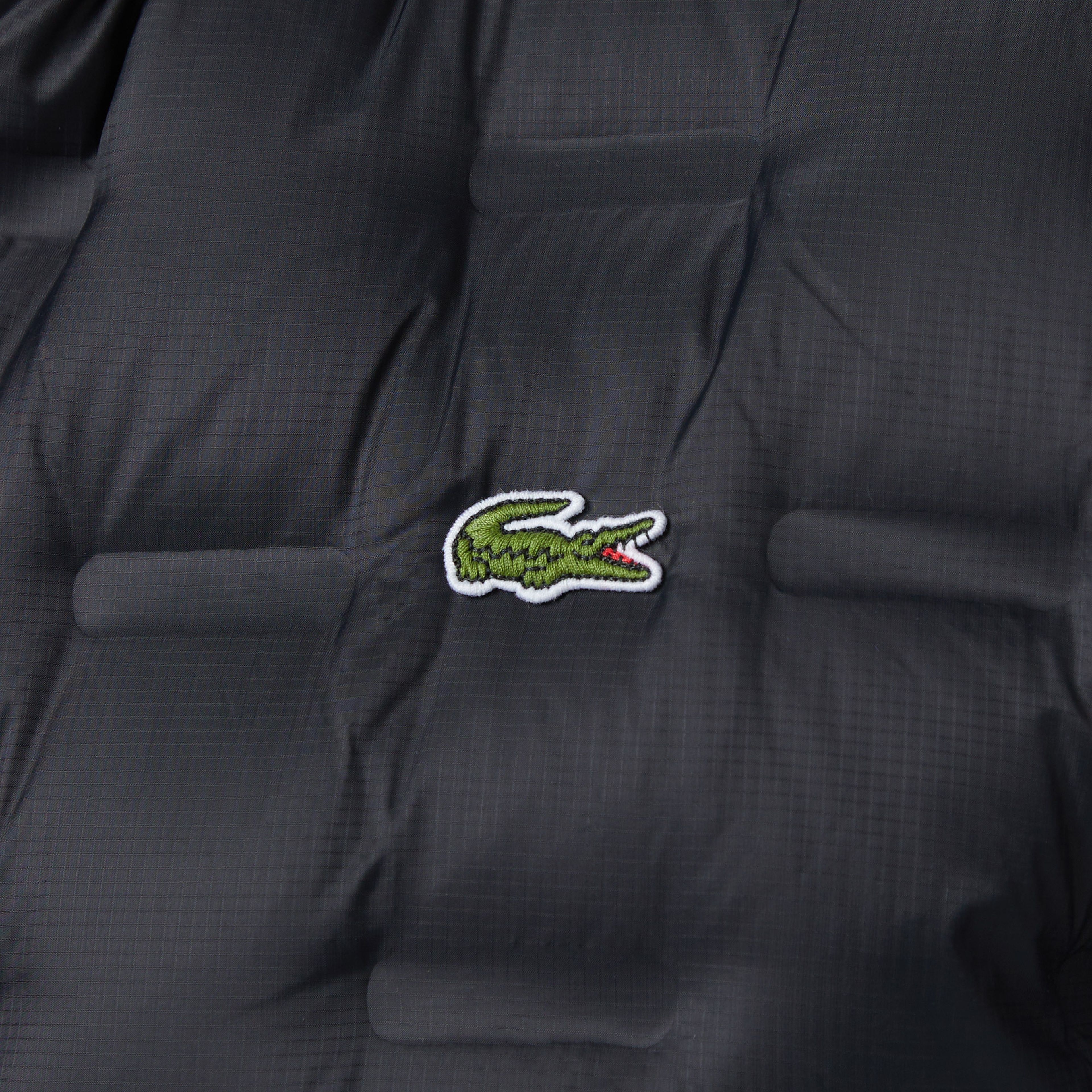 Erkek Kapüşonlu Kapitone Siyah Mont