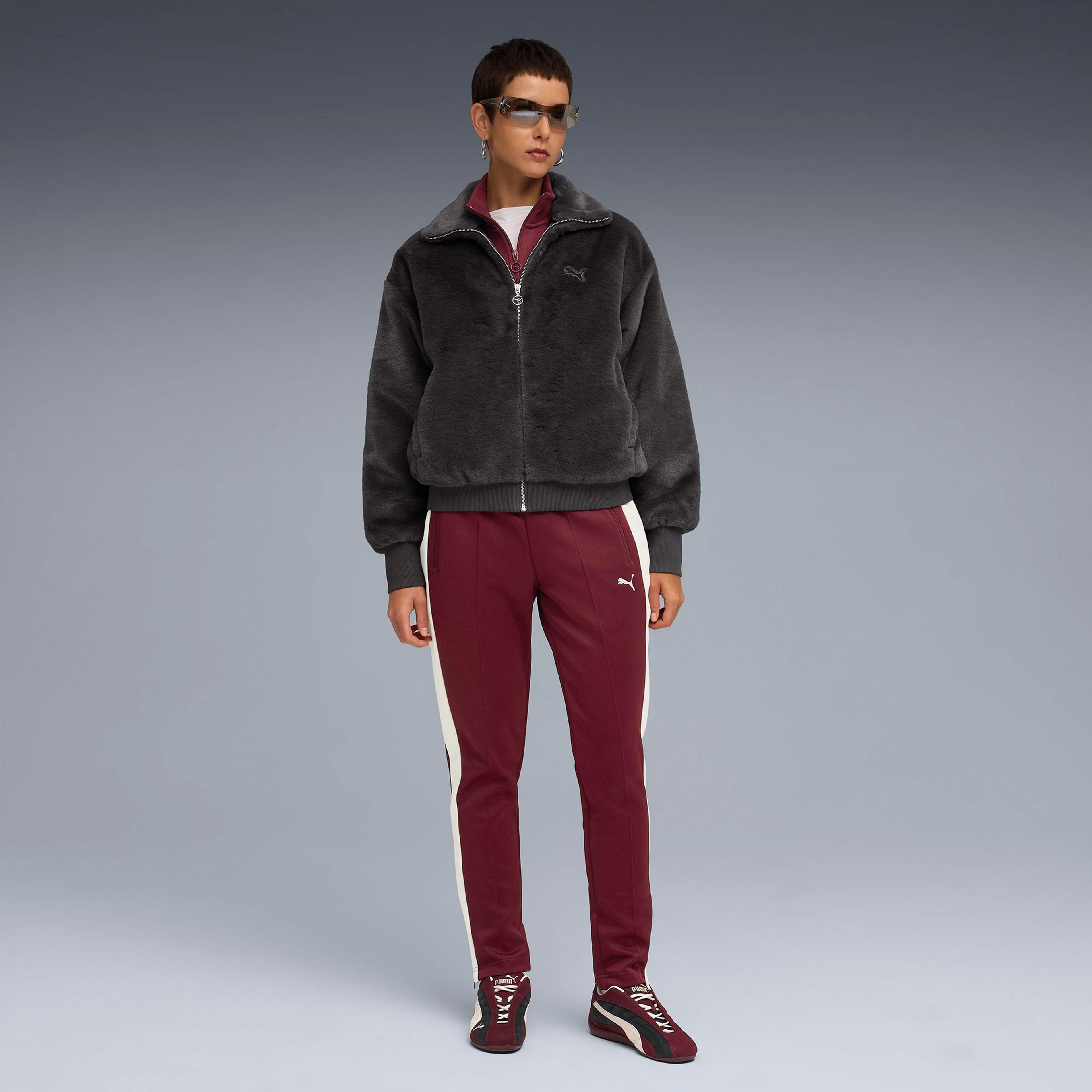 Puma Wardrobe Essentials Relaxed Kadın Gri Ceket