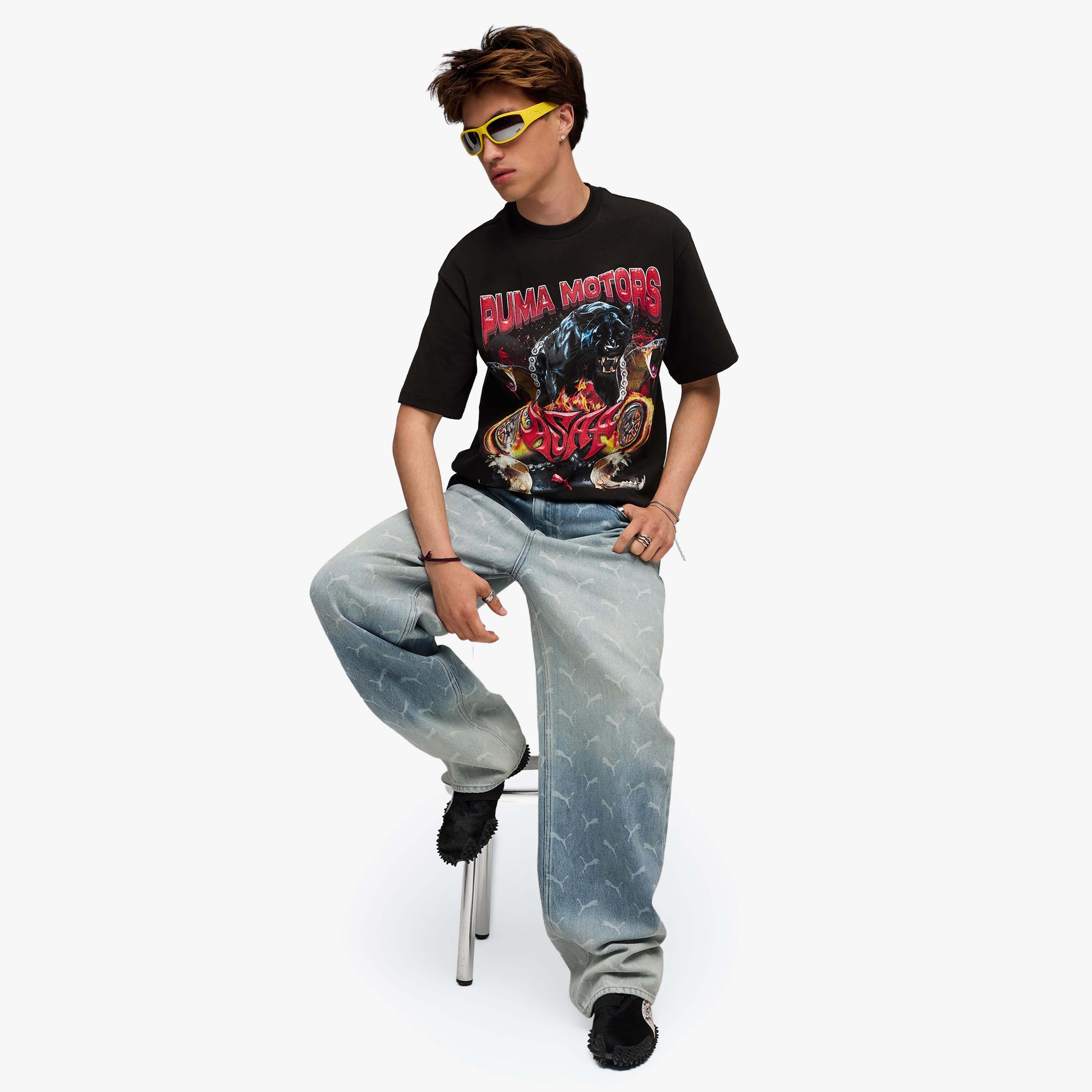 Puma X ASAP Rocky Erkek Siyah T-Shirt