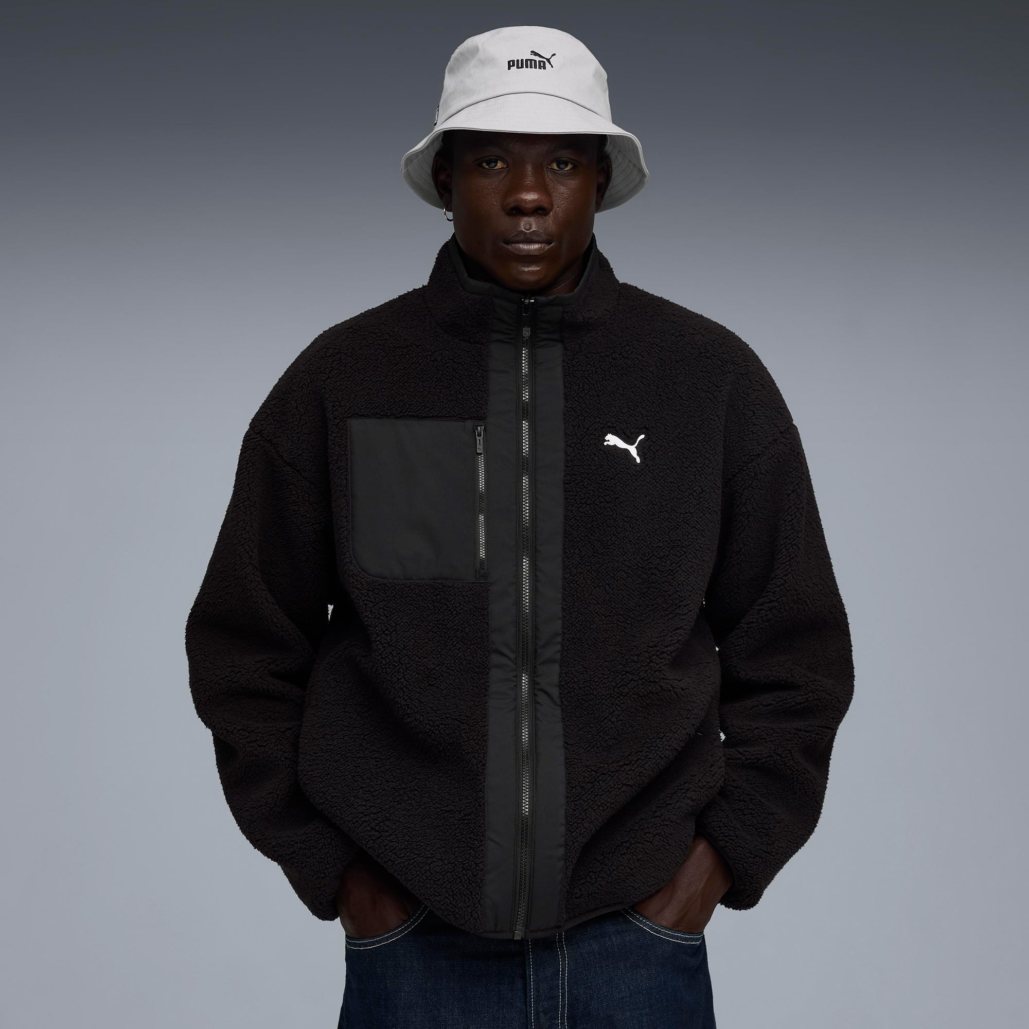 Puma Reversible Sherpa Erkek Kahverengi CeketS688371| Occasion