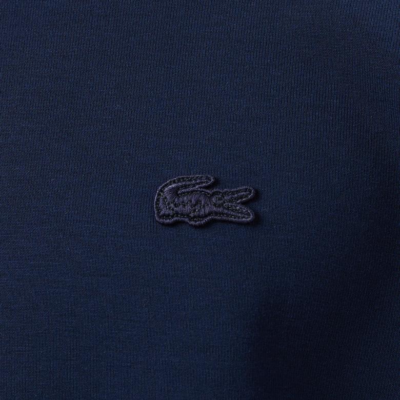 Erkek Relaxed Fit Bisiklet Yaka Lacivert Sweatshirt