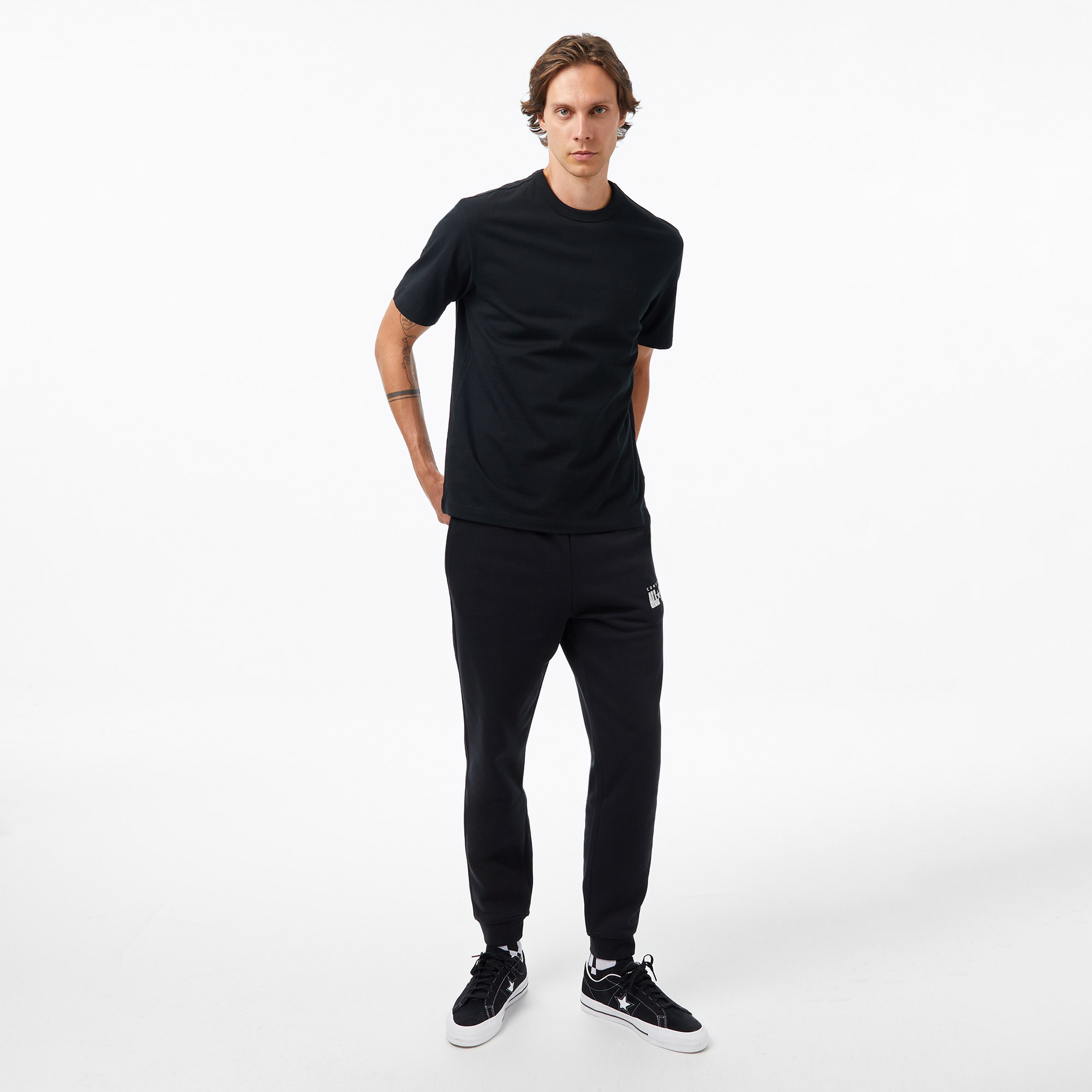 Converse Erkek Siyah T Shirt