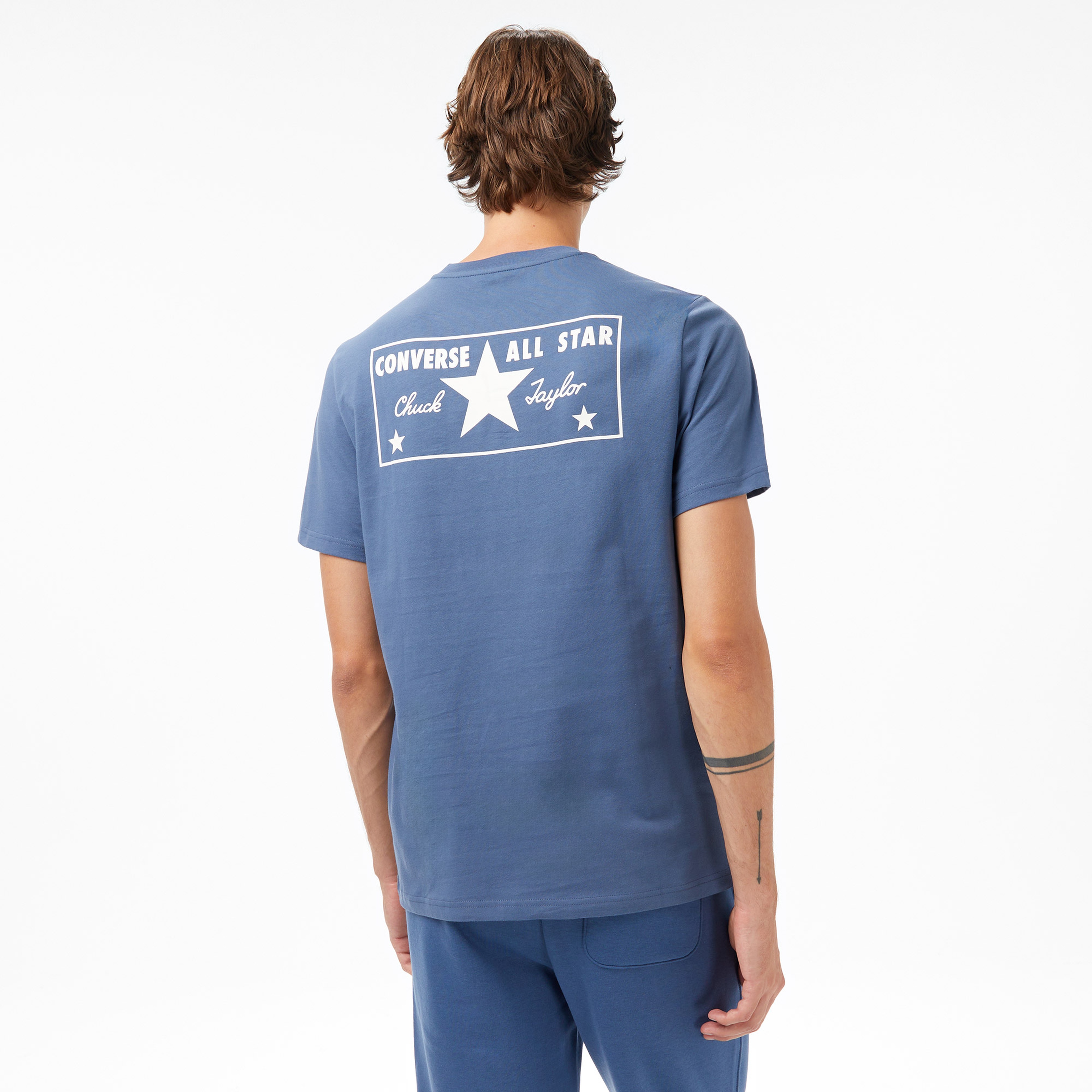 Converse Erkek Mavi T Shirt