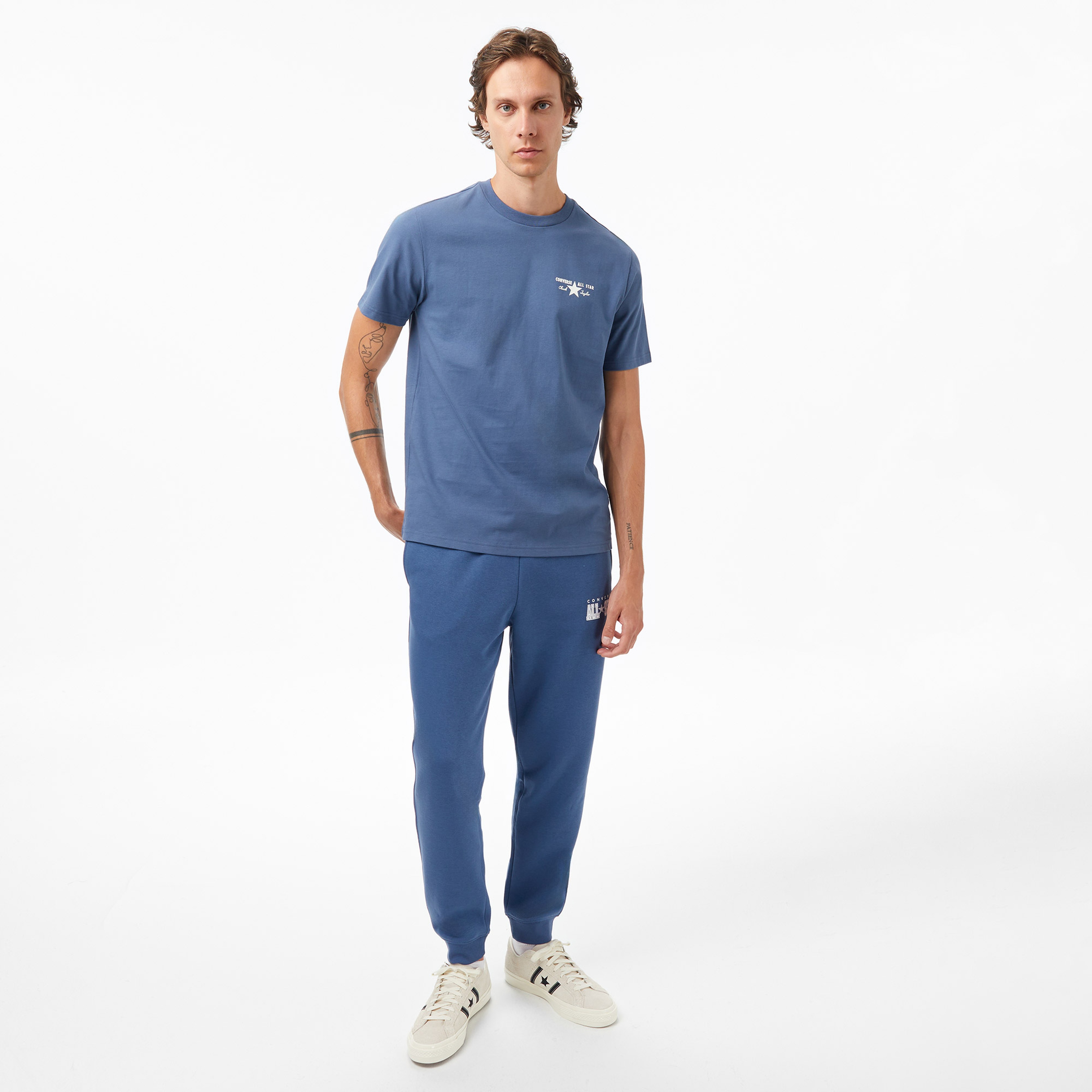 Converse Erkek Mavi T Shirt