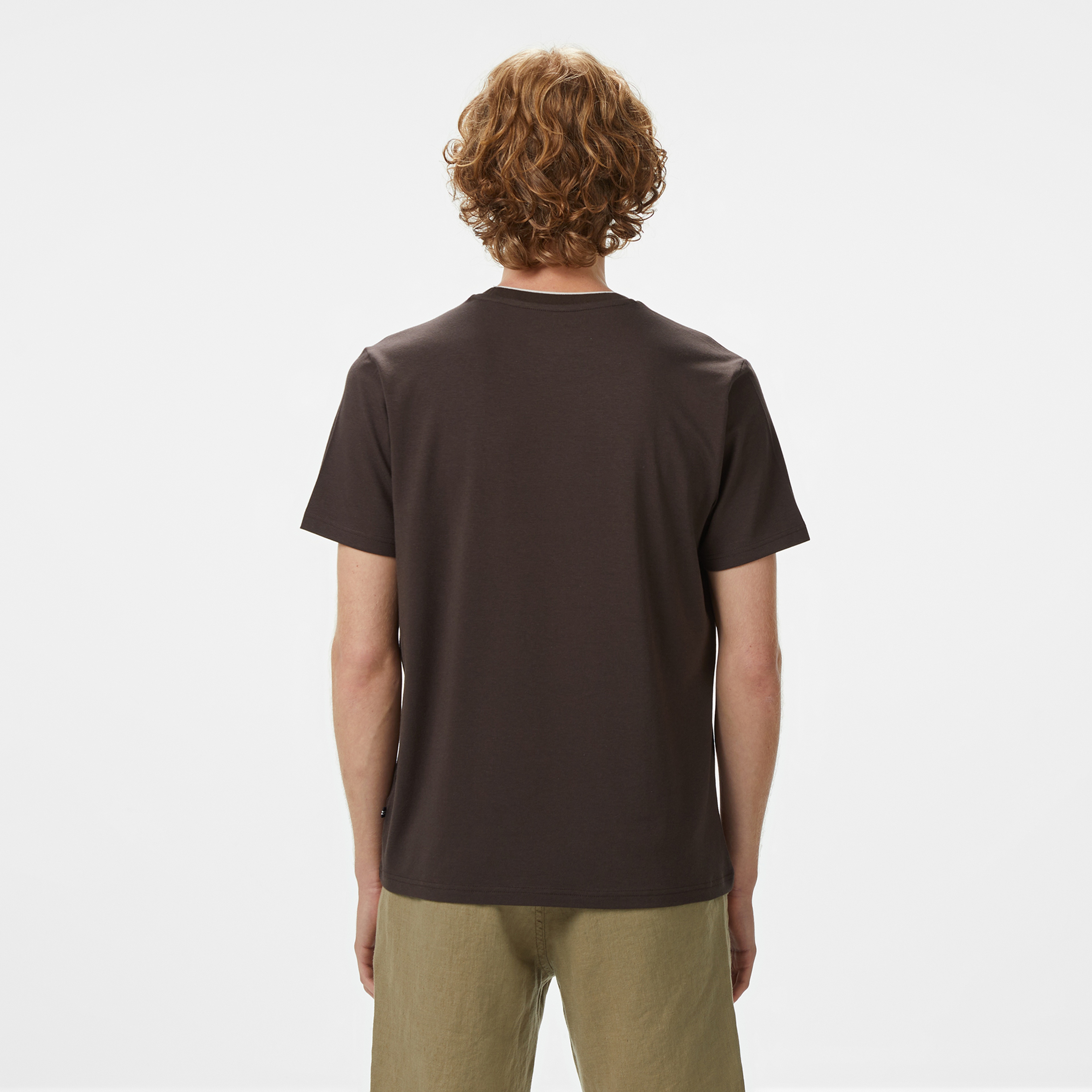 Nautica Erkek Kahverengi Regular Fit T-Shirt