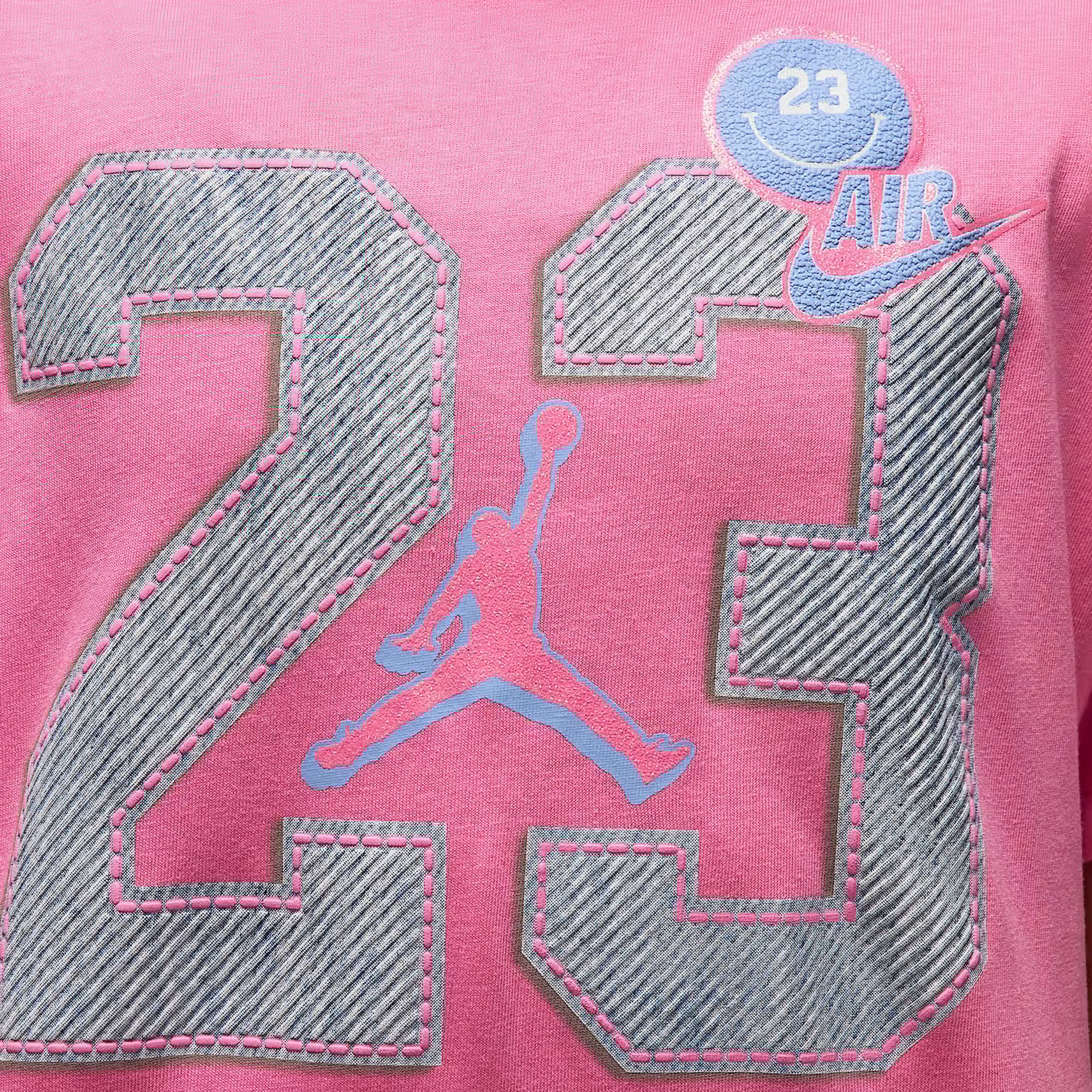 Jordan Blue Jeans And Bling Çocuk Pembe T-Shirt