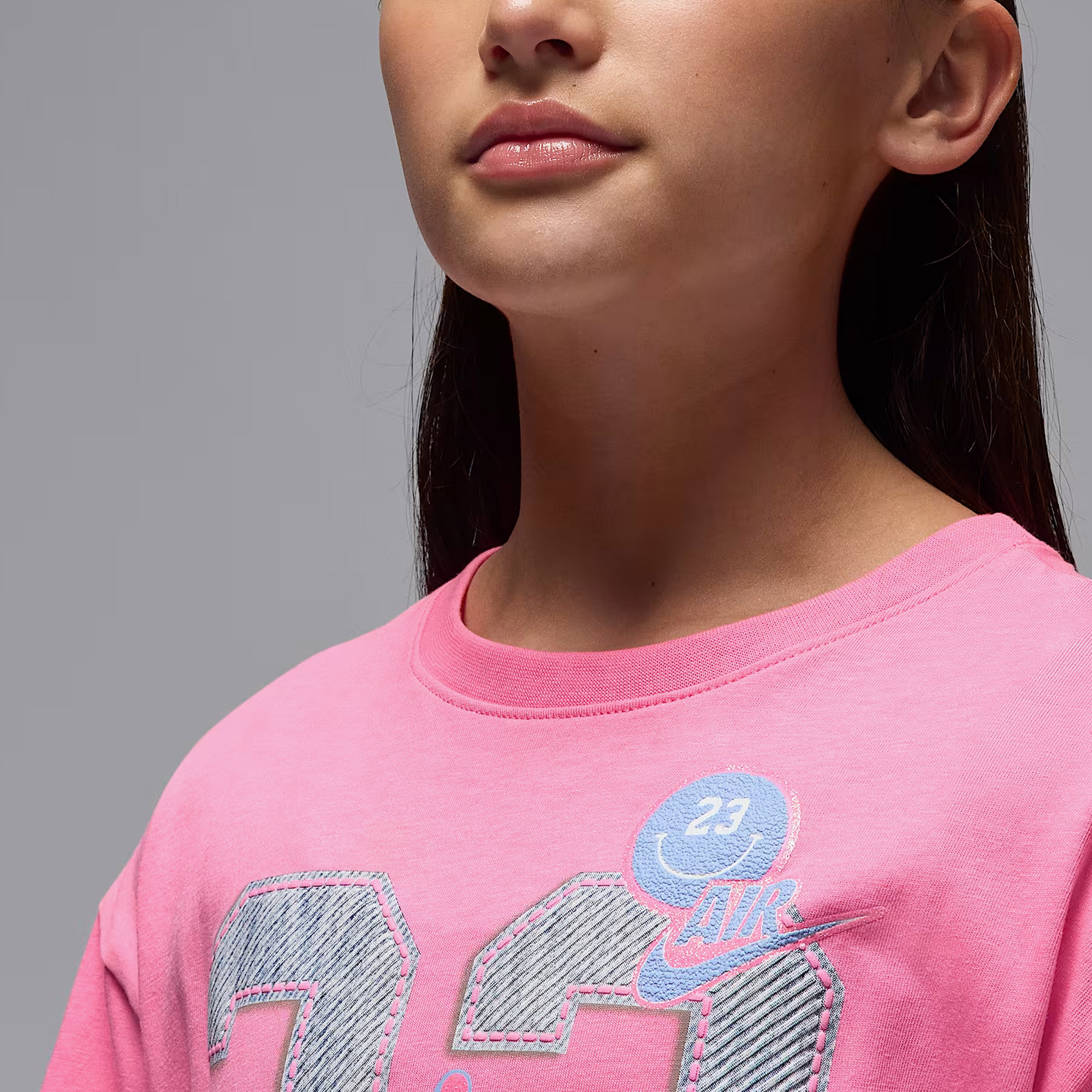 Jordan Blue Jeans And Bling Çocuk Pembe T-Shirt