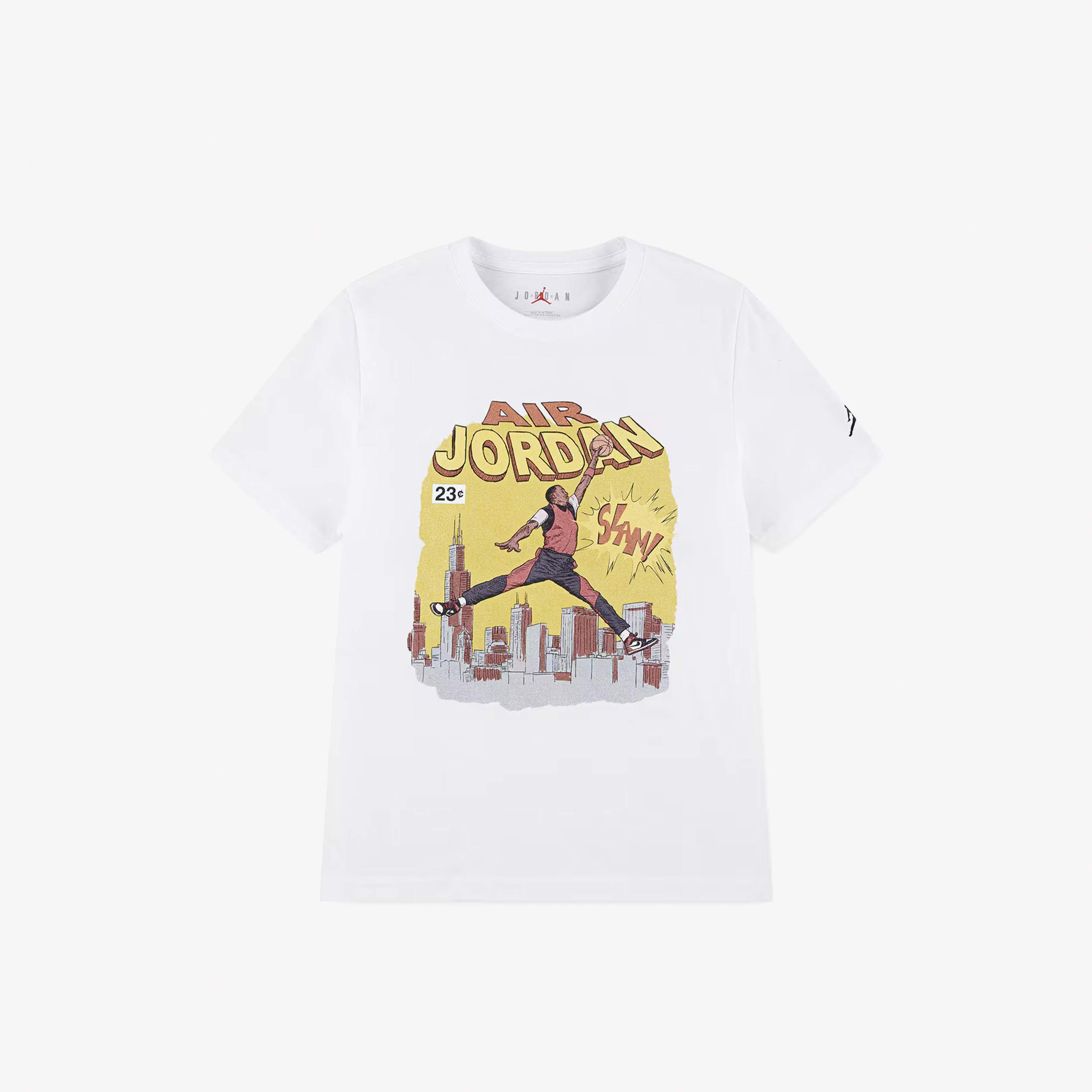 Jordan Dri-Fit Comic Slam Çocuk Beyaz T-Shirt