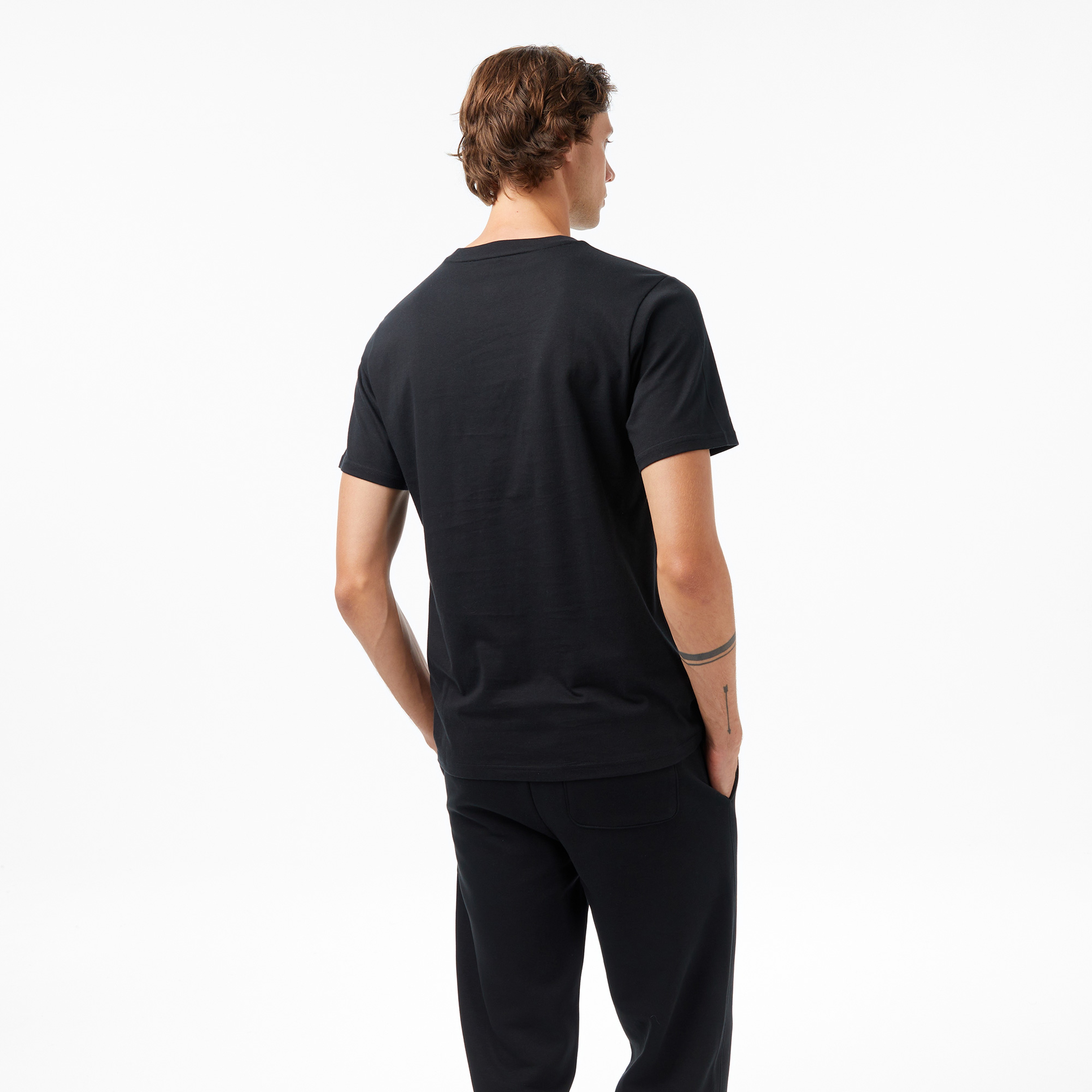 Converse Baskılı Erkek Siyah T-Shirt