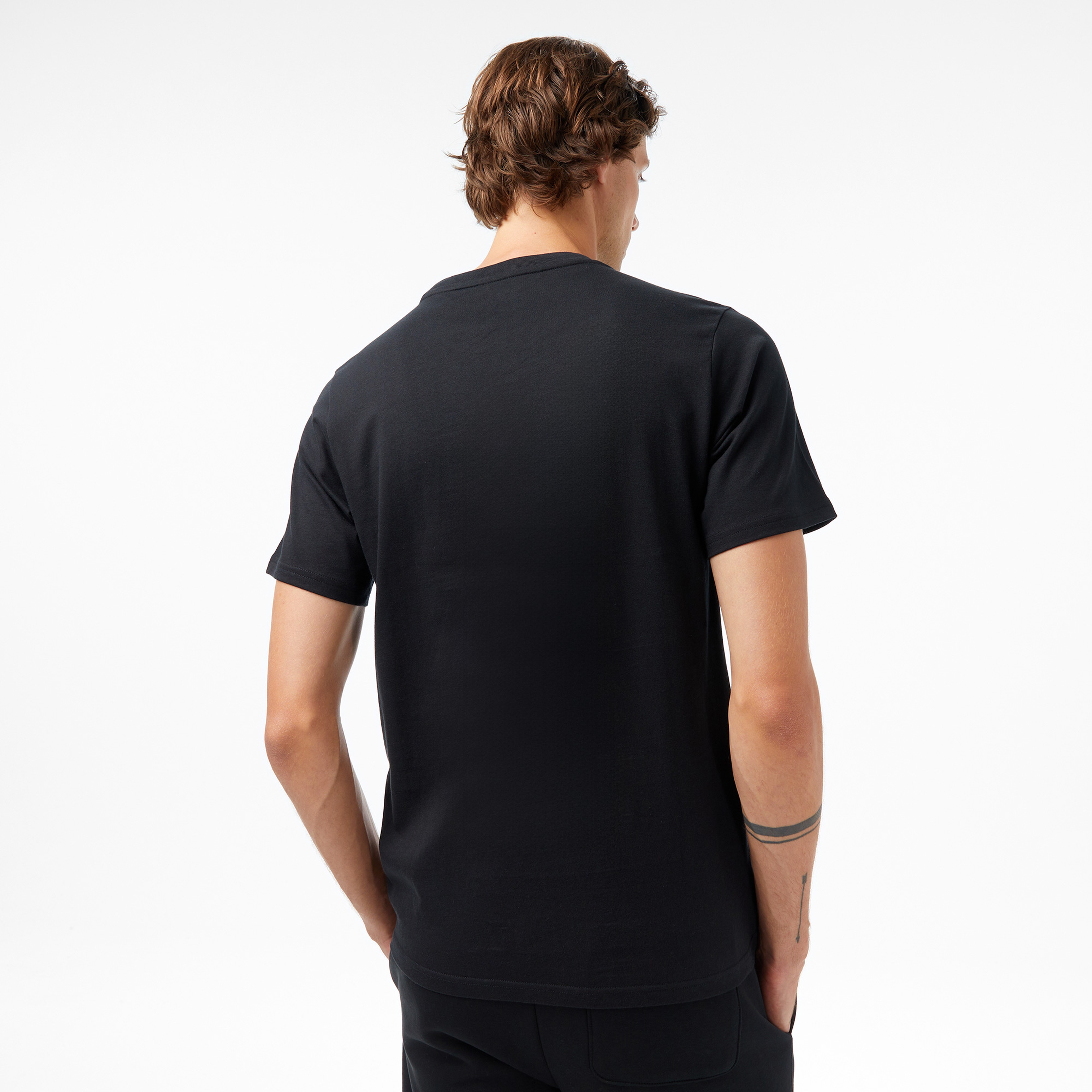 Converse Baskılı Erkek Siyah T-Shirt