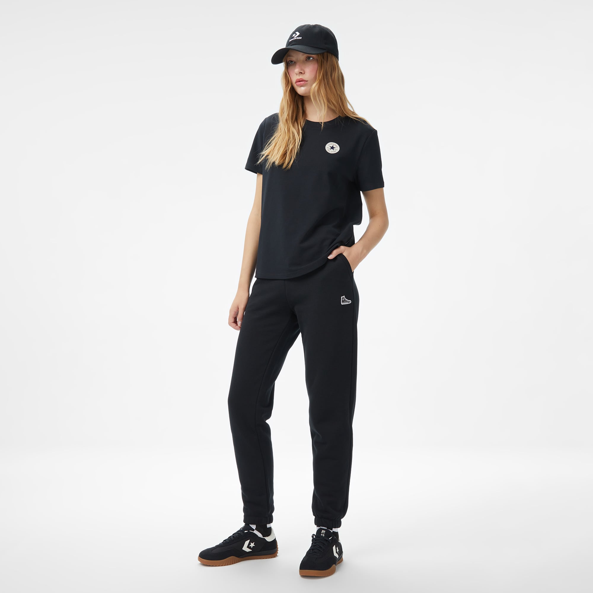 Converse Kadın Siyah Pantolon