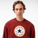 Converse Baskılı Erkek Bordo Sweatshirt