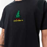 Converse Baskılı Erkek Siyah T-Shirt