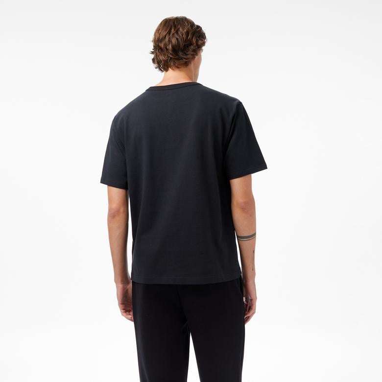 Converse Baskılı Erkek Siyah T-Shirt