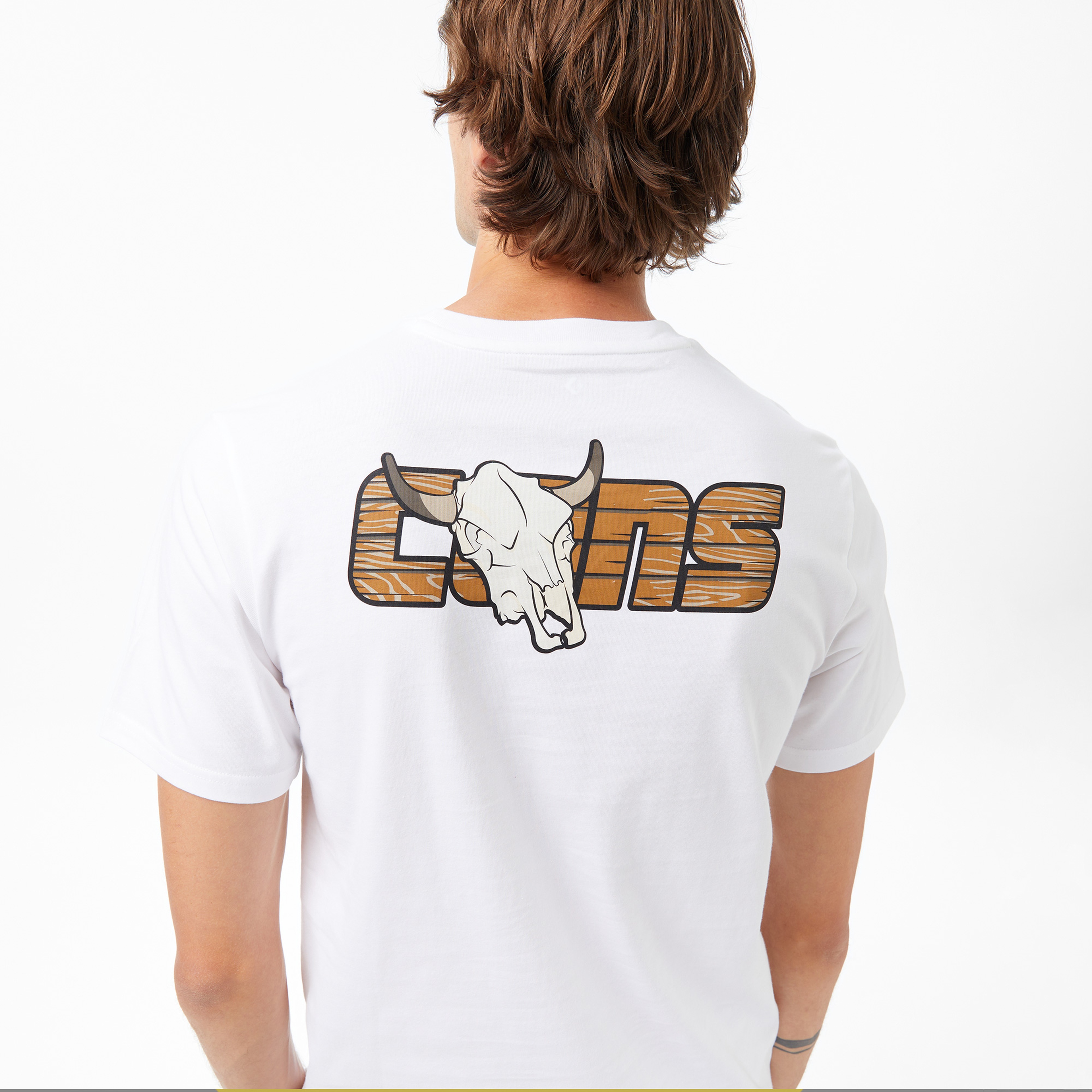 Converse Baskılı Erkek Beyaz T-Shirt