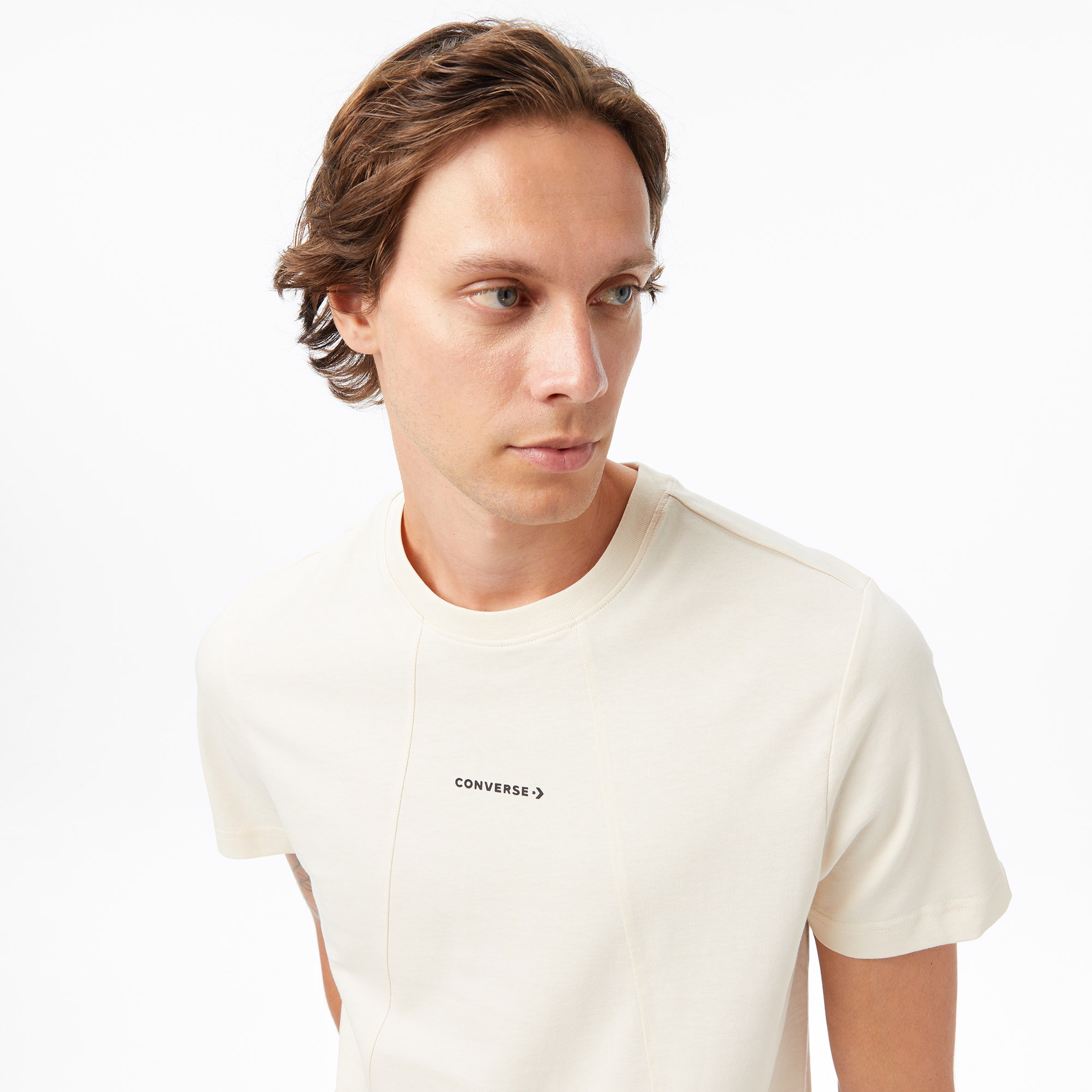 Converse Erkek Krem T Shirt