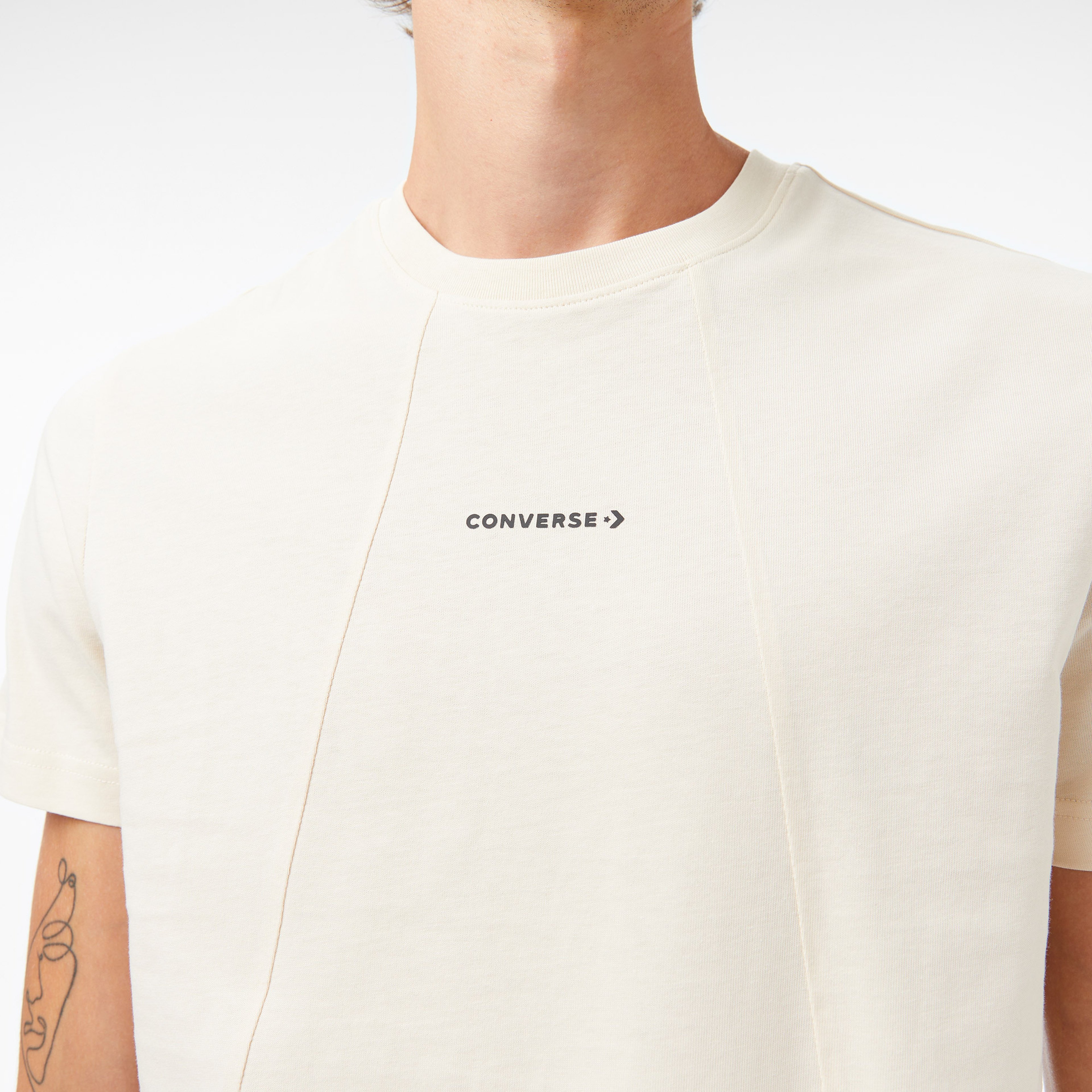 Converse Erkek Krem T Shirt