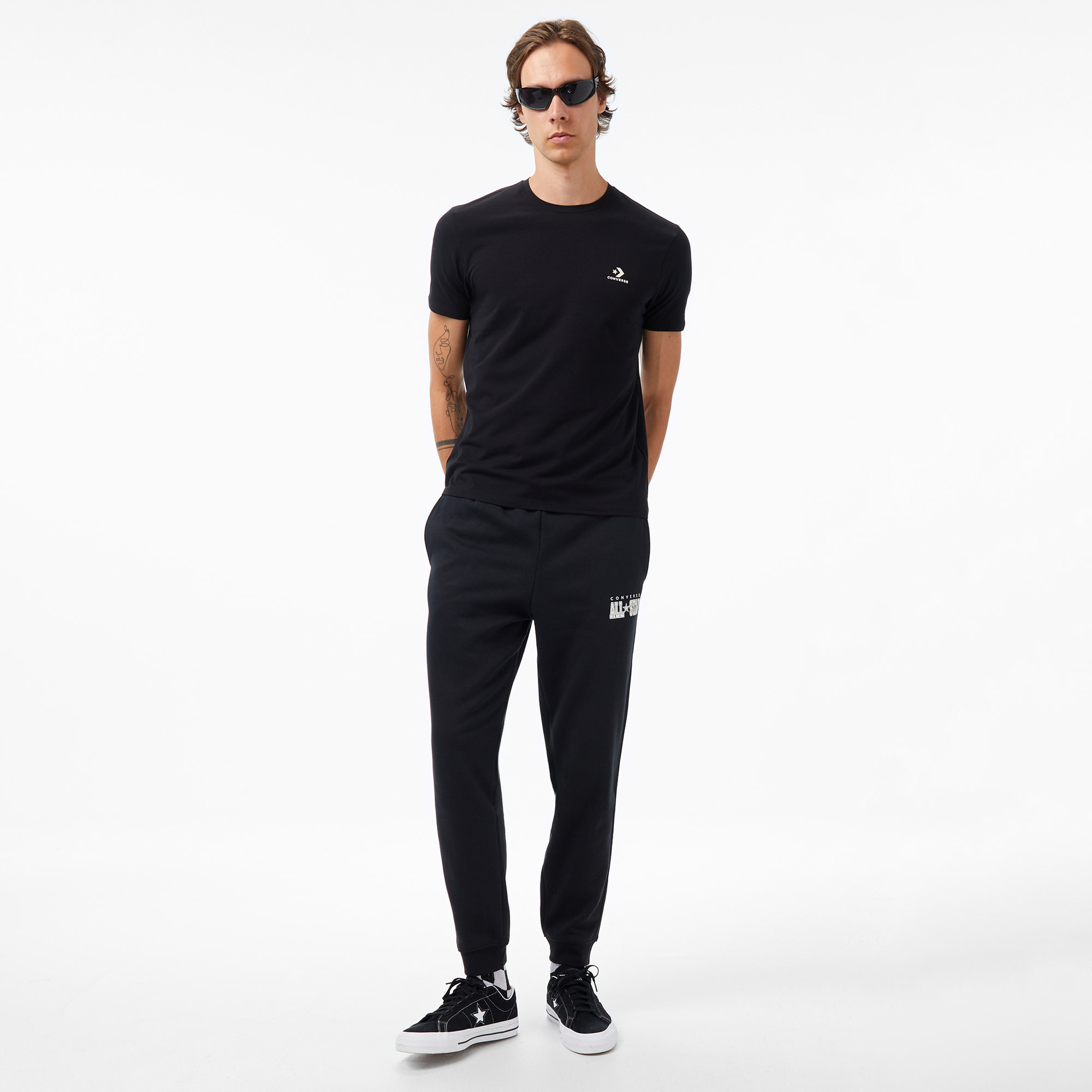 Converse Erkek Siyah T Shirt