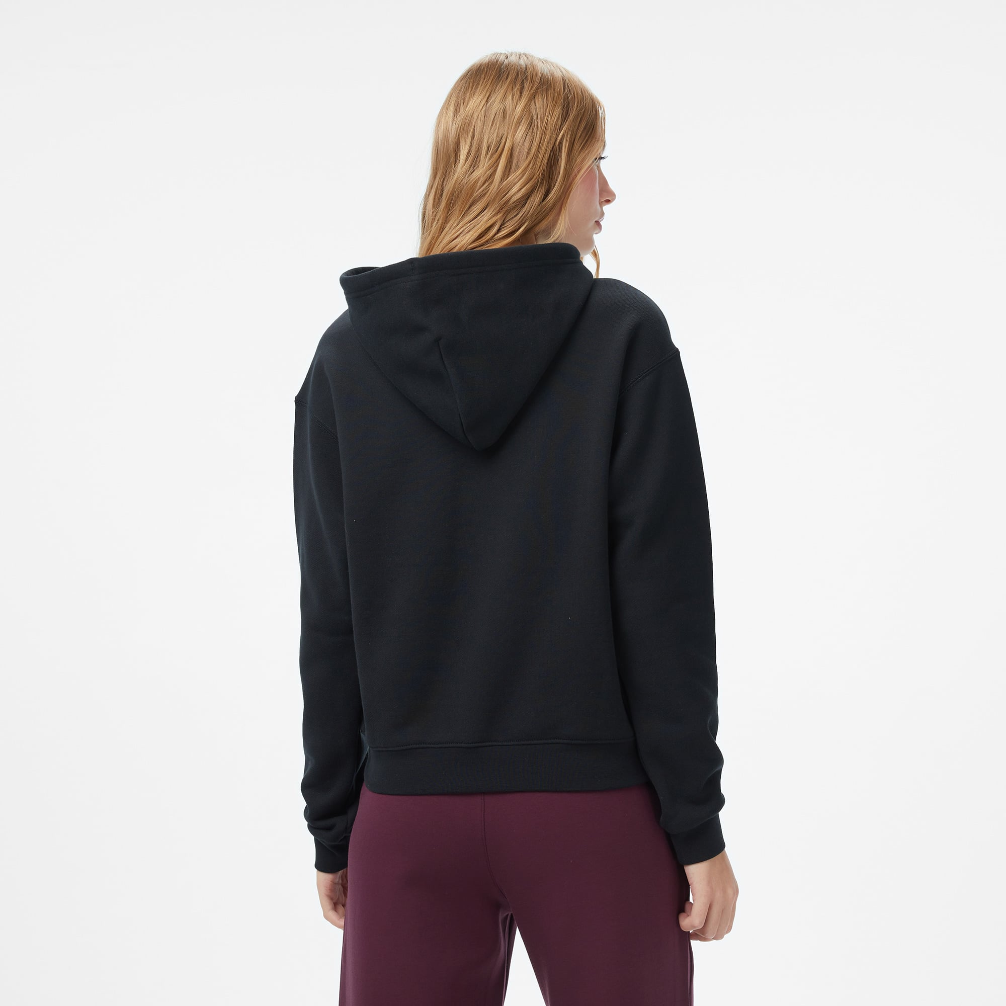 Converse Baskılı Kadın Siyah Sweatshirt